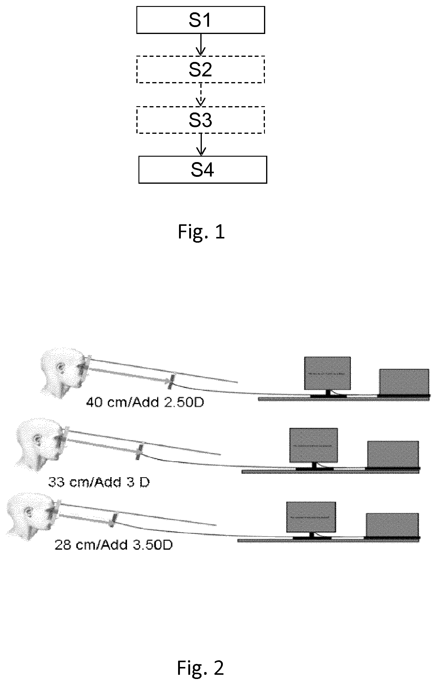 Patent US12345960 Figure 1 – Method for determining a specific near vision power of an ophthalmic lens