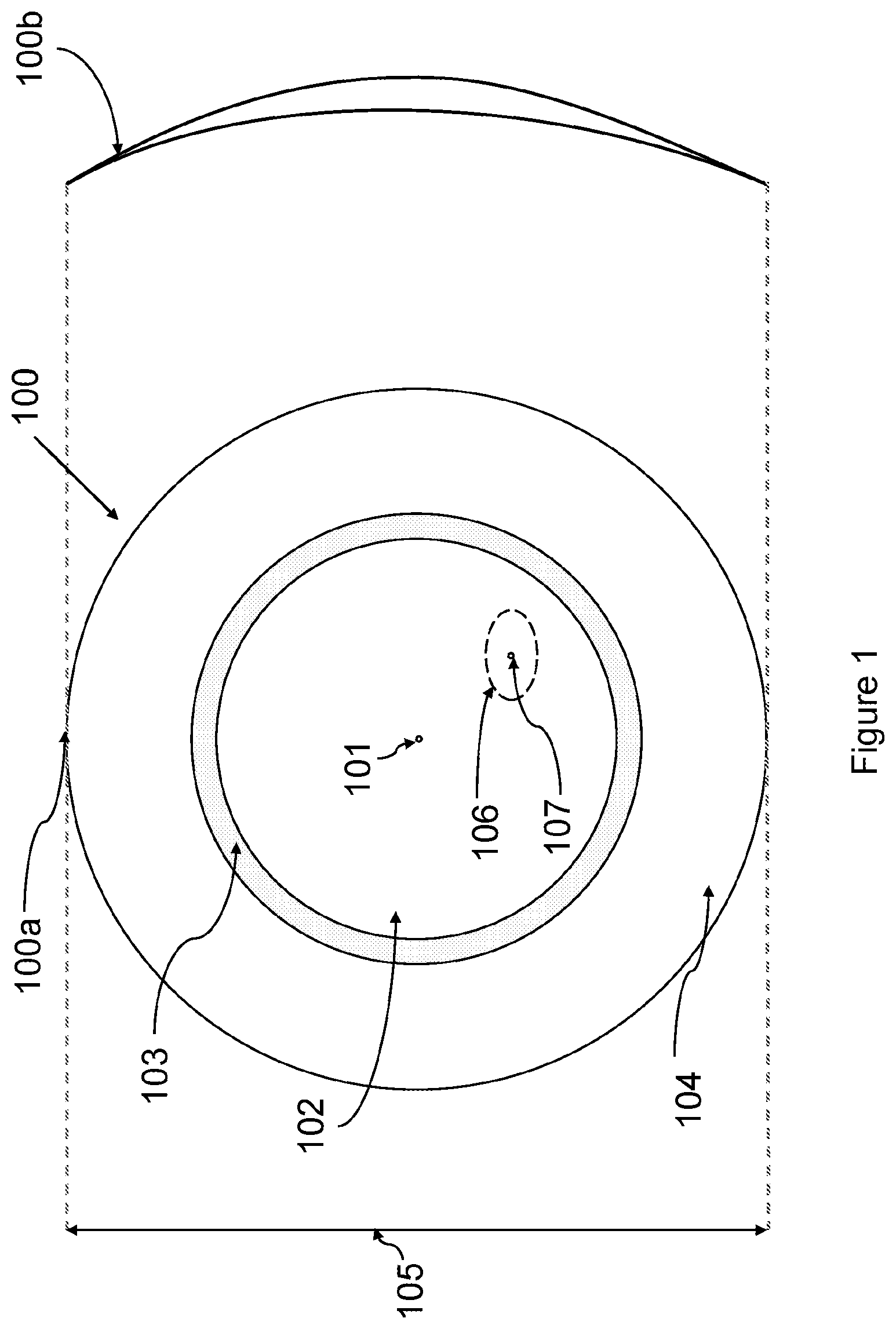 Patent US12345961 Figure 1 – Freeform contact lens solution for myopia