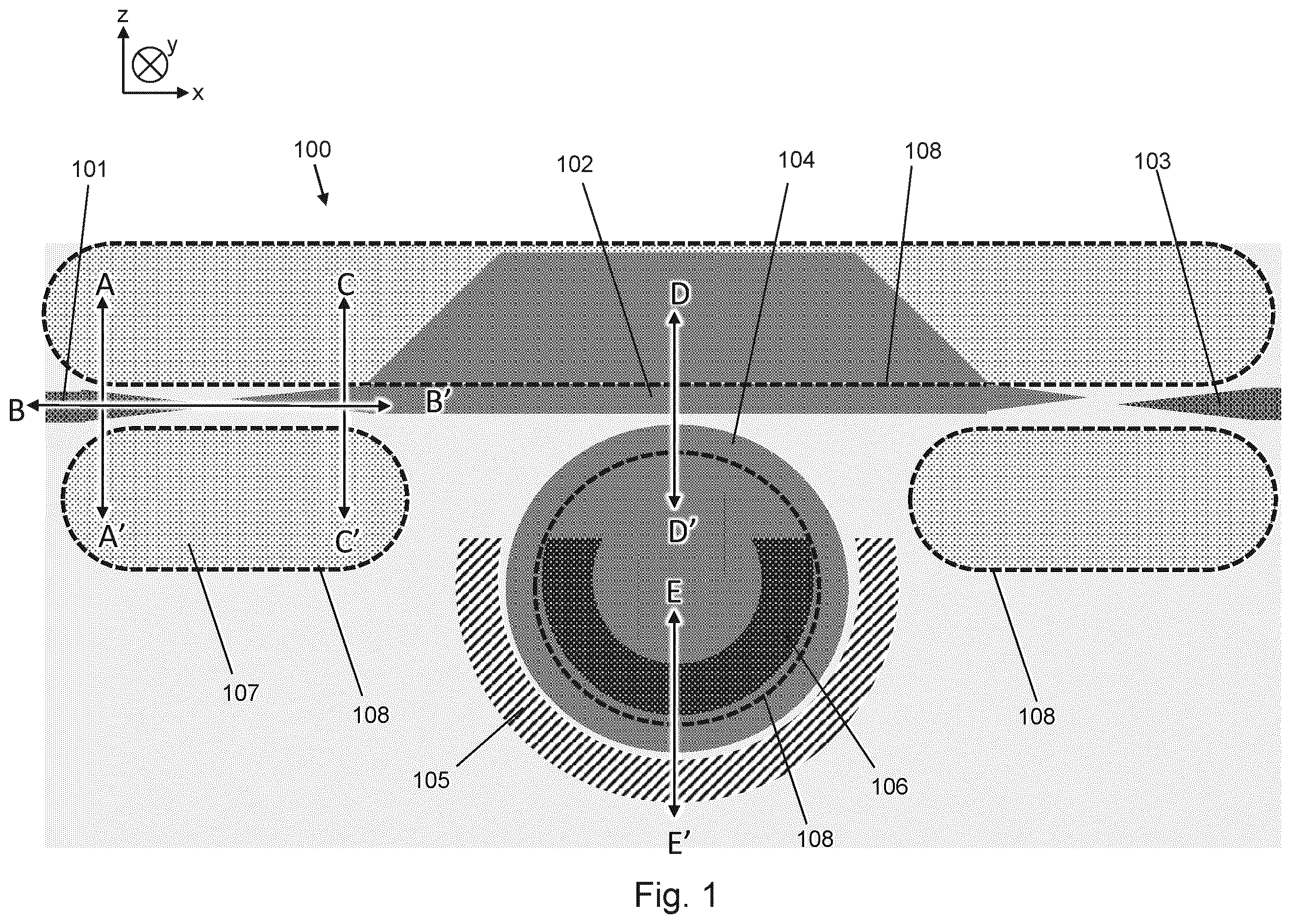 Patent US12345967 Figure 1 – Optical modulator