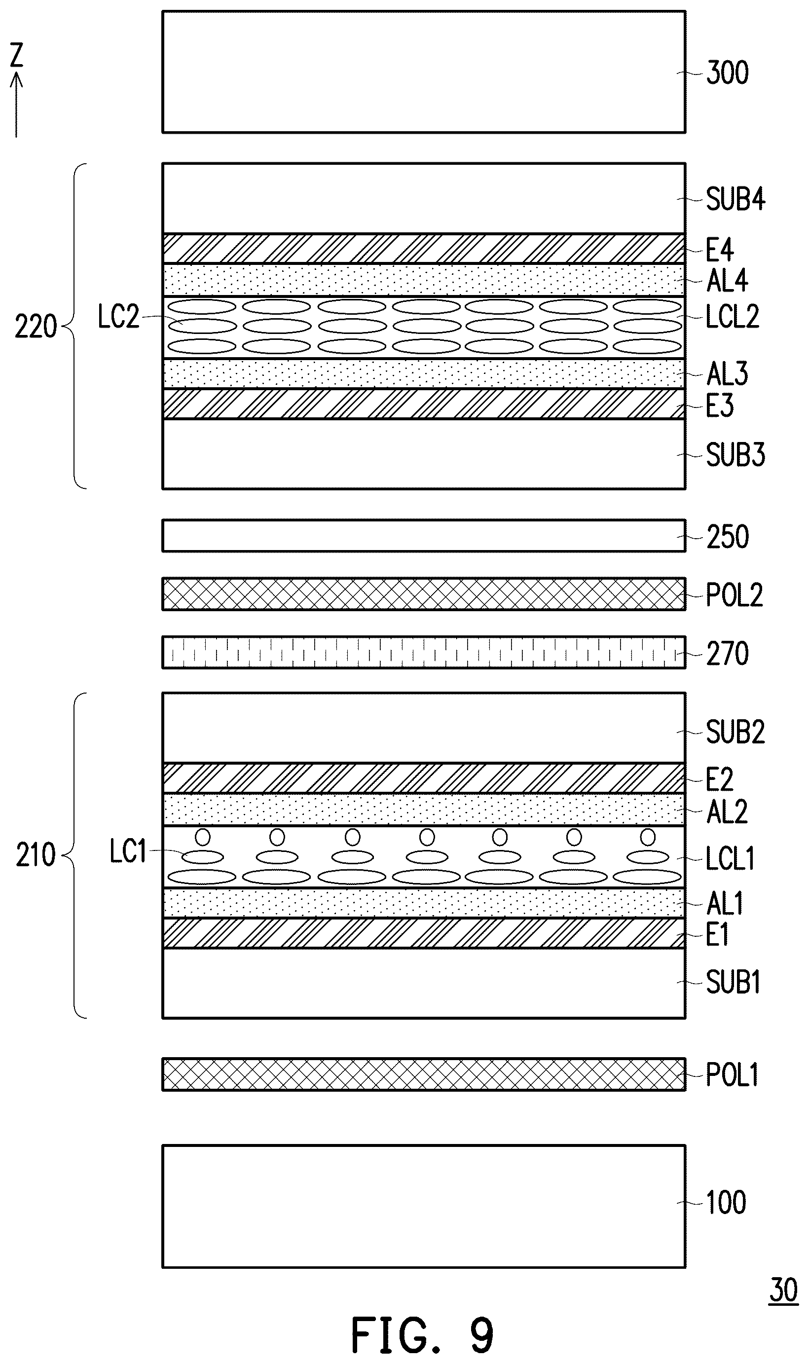 Patent US12345970 Figure 9 – Electrically controlled panel and display apparatus