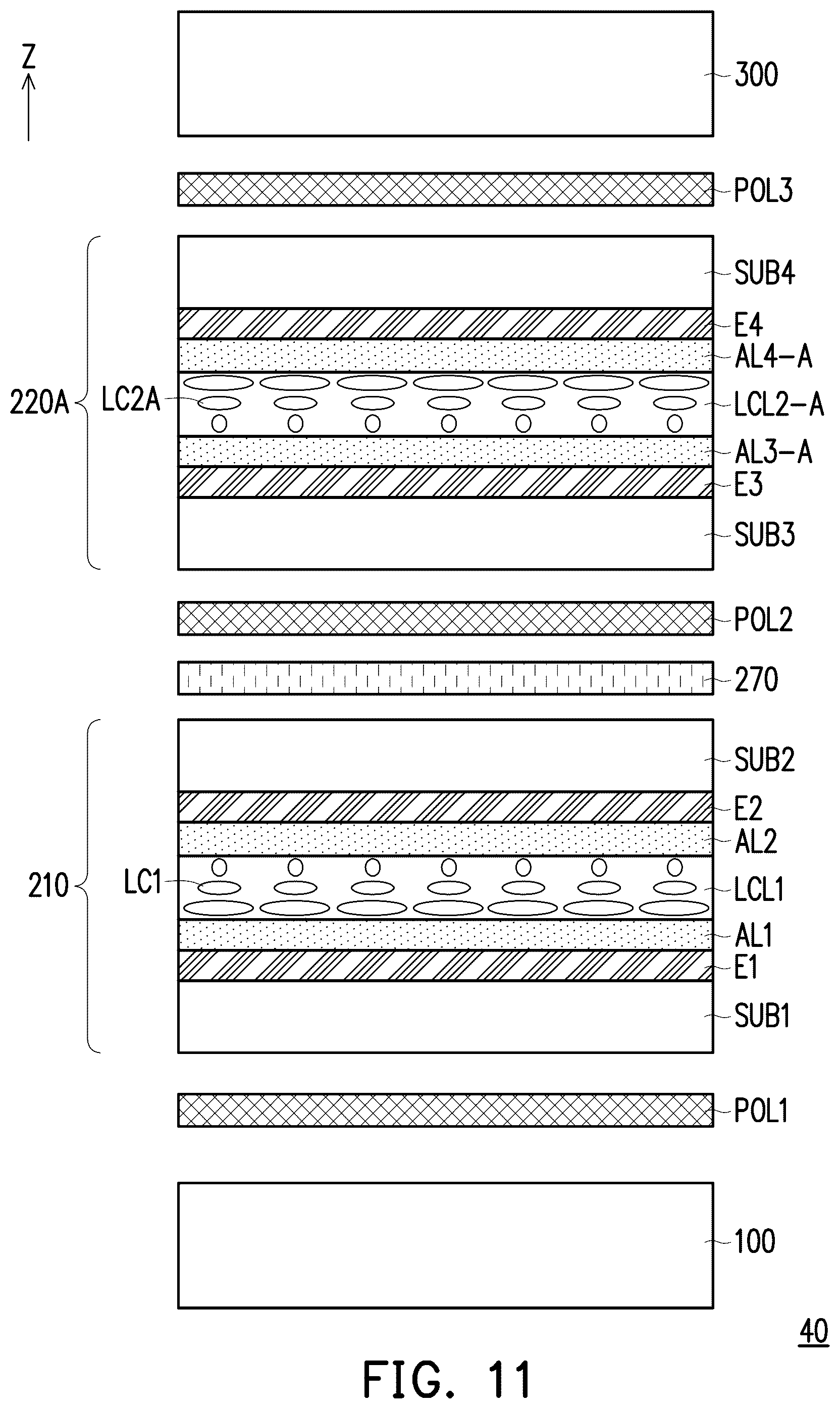 Patent US12345970 Figure 11 – Electrically controlled panel and display apparatus