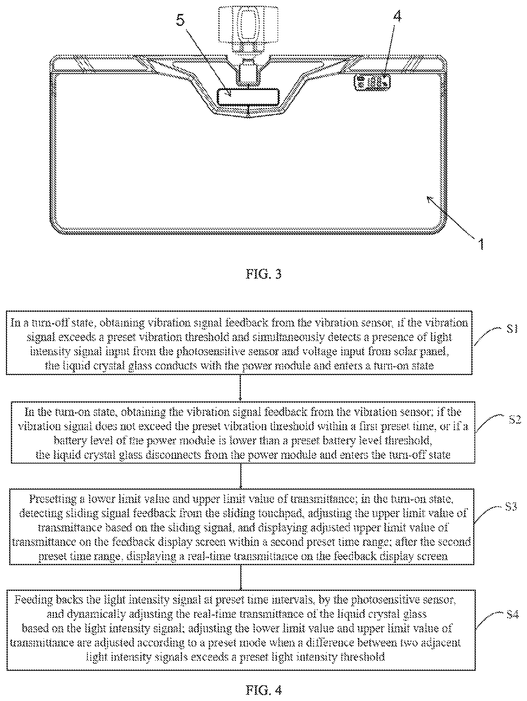 Patent US12345971 Figure 2 – Method, device, and medium for controlling liquid crystal glass sunshade