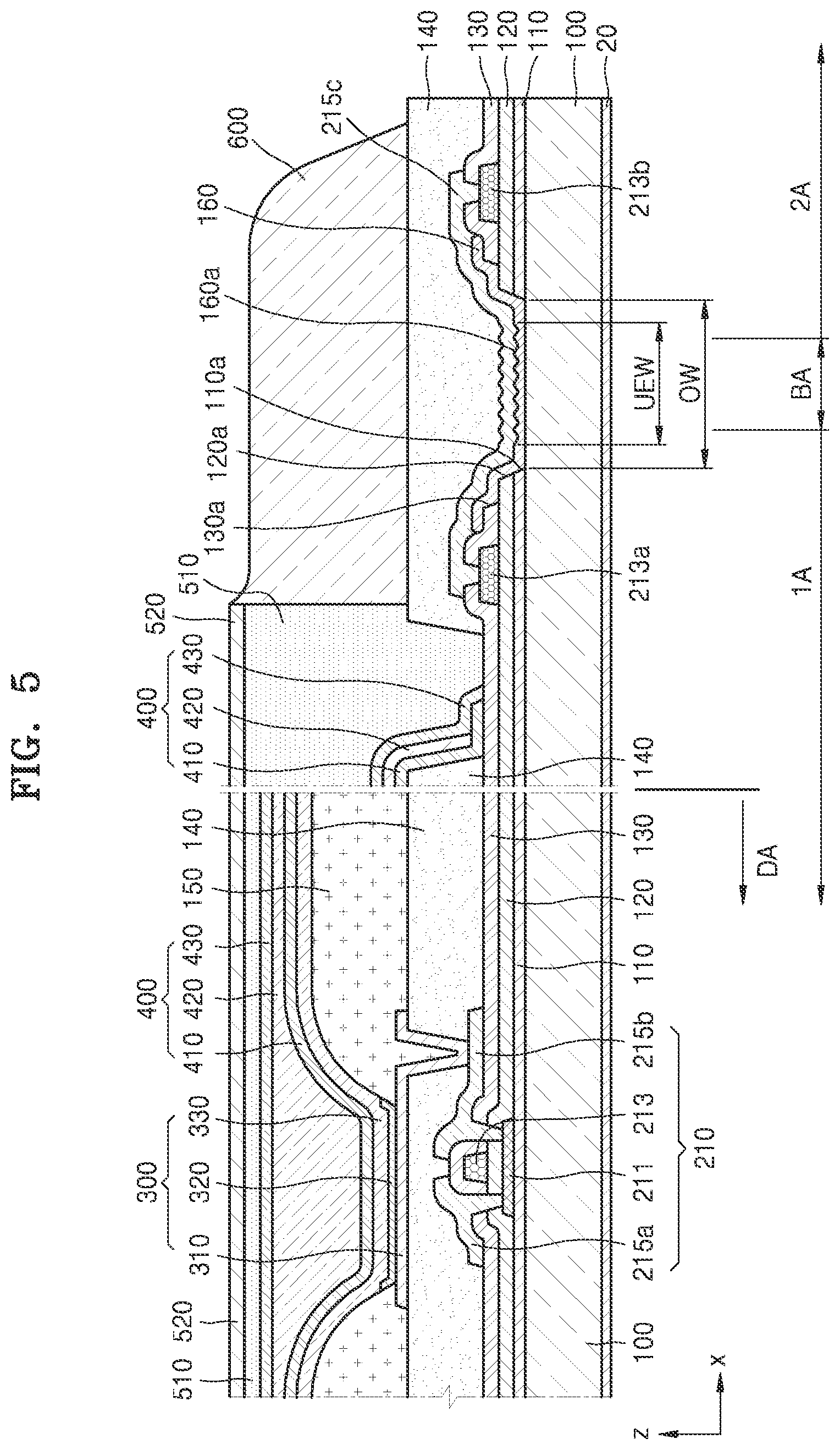 Patent US12345972 Figure 3 – Display apparatus and method of manufacturing the same