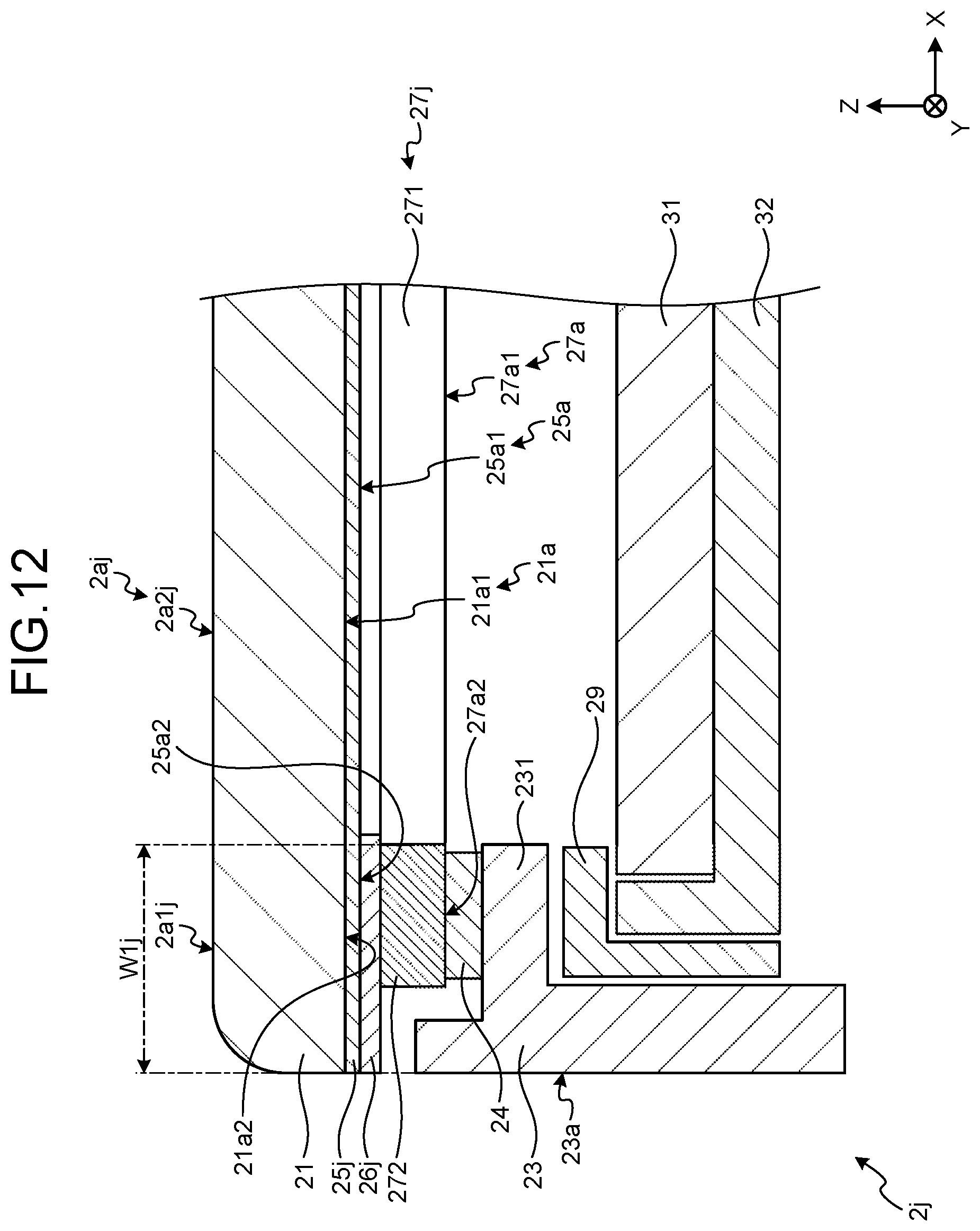 Patent US12345973 Figure 12 – Display device