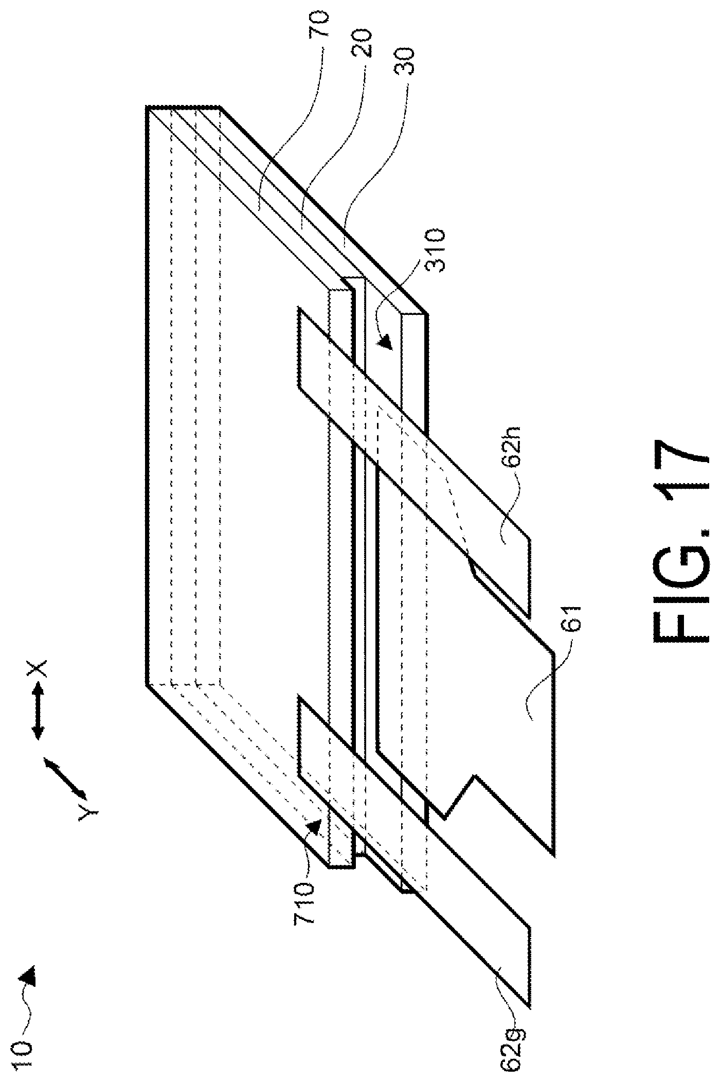 Patent US12345976 Figure 11 – Liquid crystal device having plural substrates and electronic apparatus