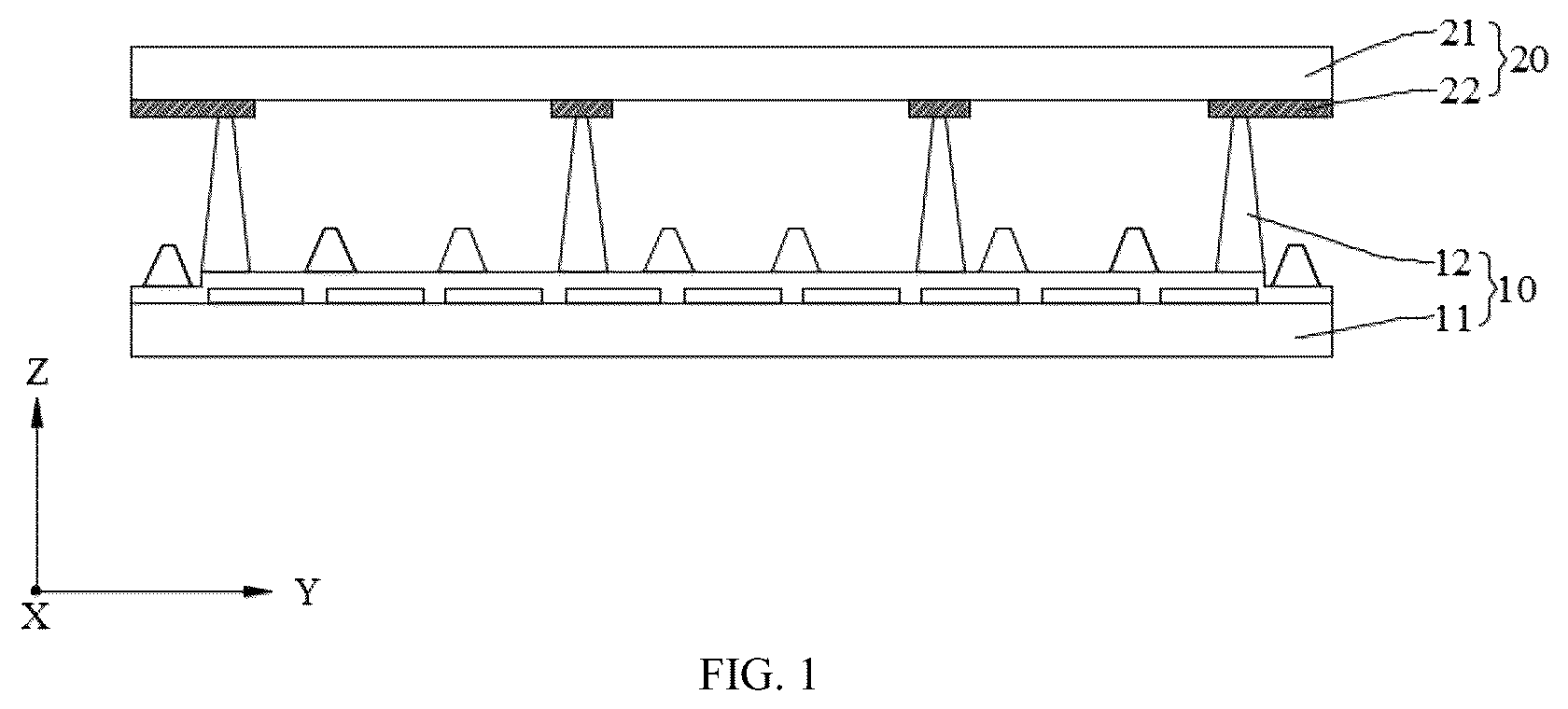 Patent US12345979 Figure 1 – Display panel