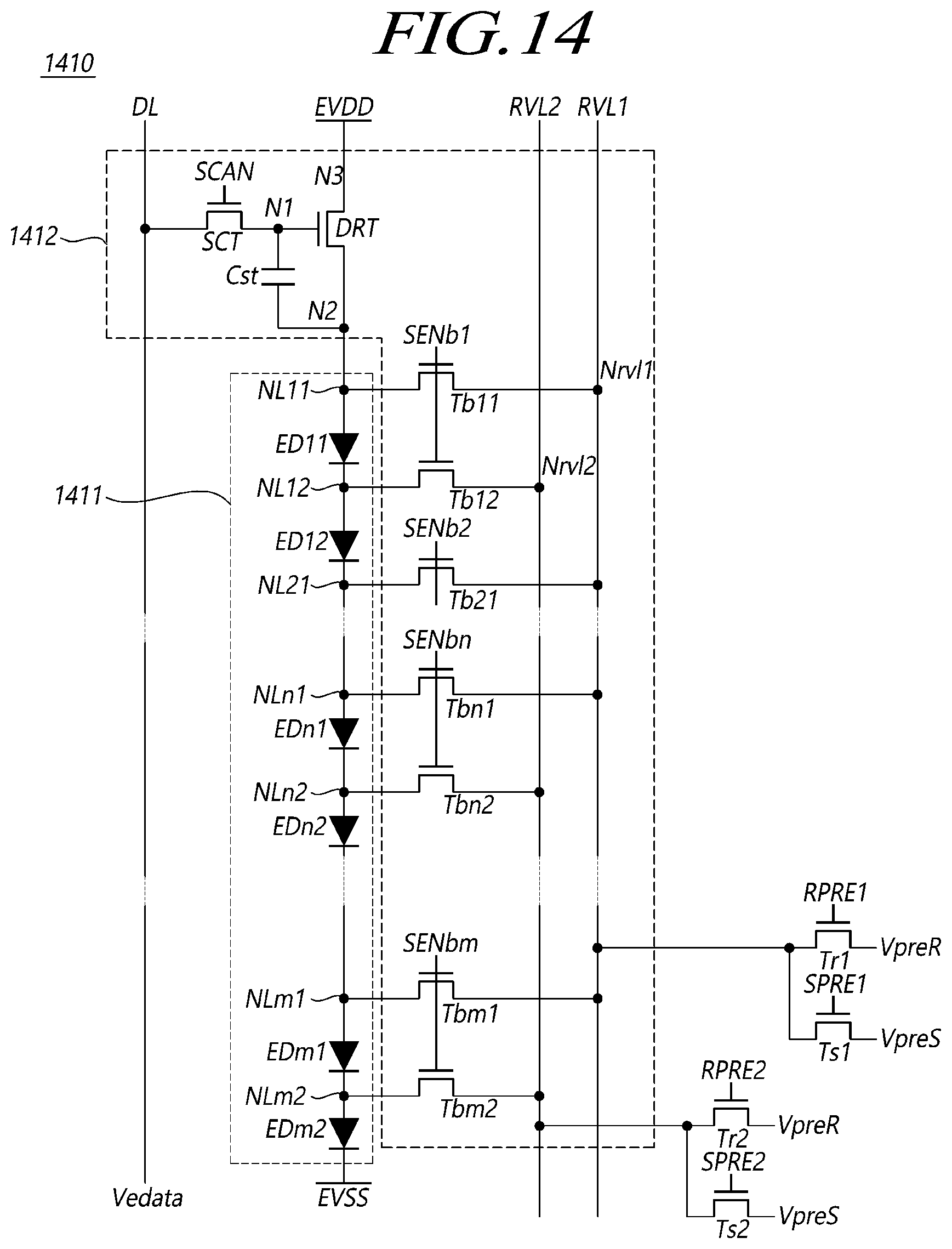 Patent US12345981 Figure 14 – Backlight unit, display device and driving method