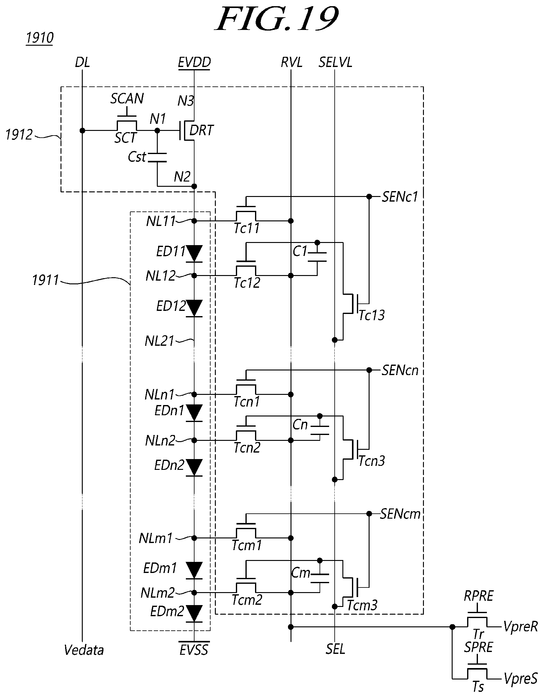 Patent US12345981 Figure 19 – Backlight unit, display device and driving method
