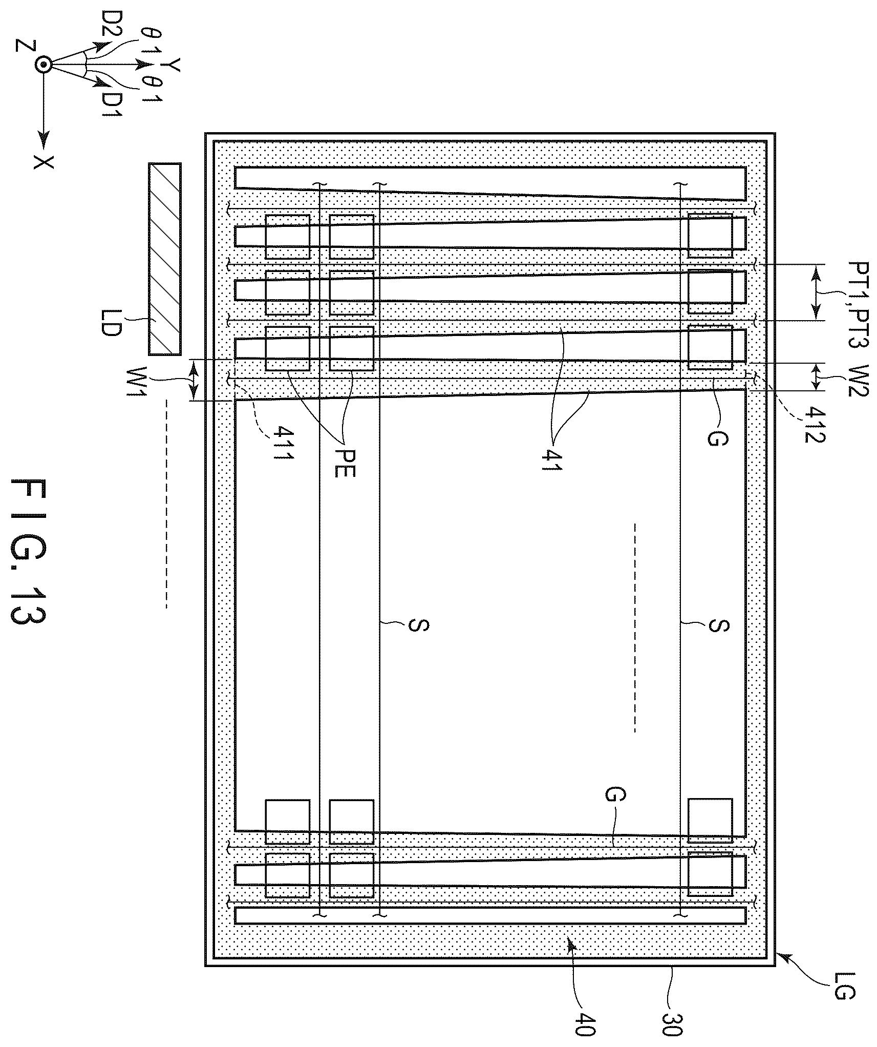 Patent US12345982 Figure 13 – Display device