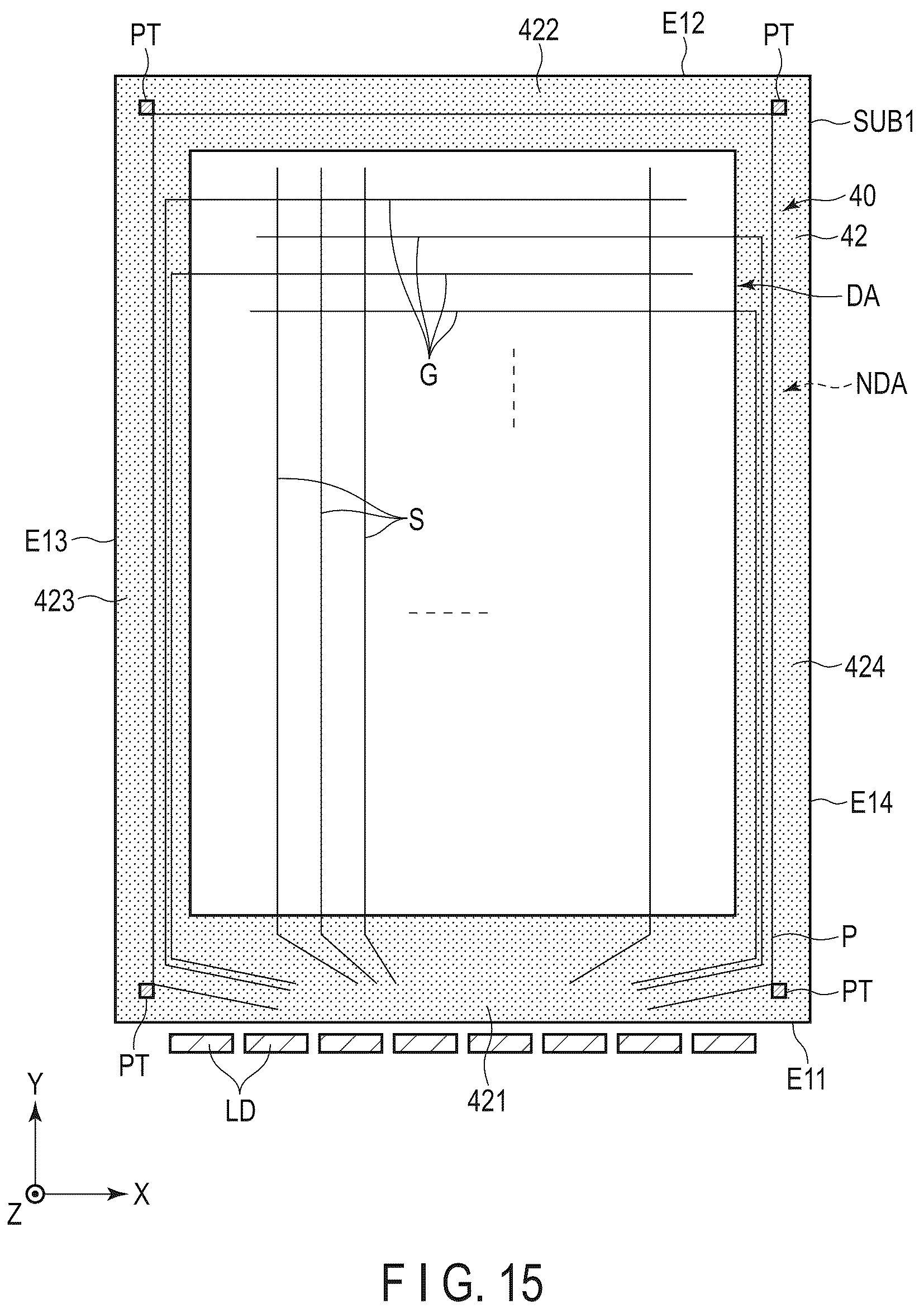 Patent US12345982 Figure 15 – Display device