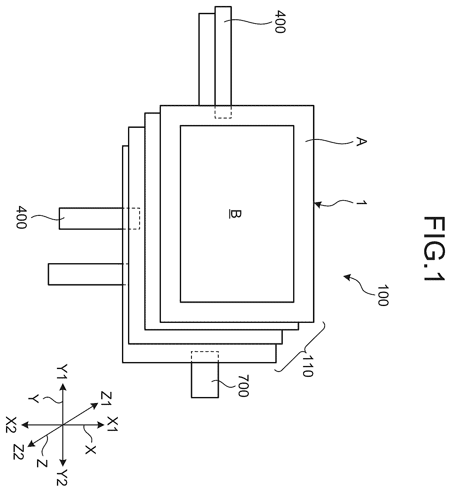 Patent US12345983 — Light adjustment device and panel unit — Figure 1