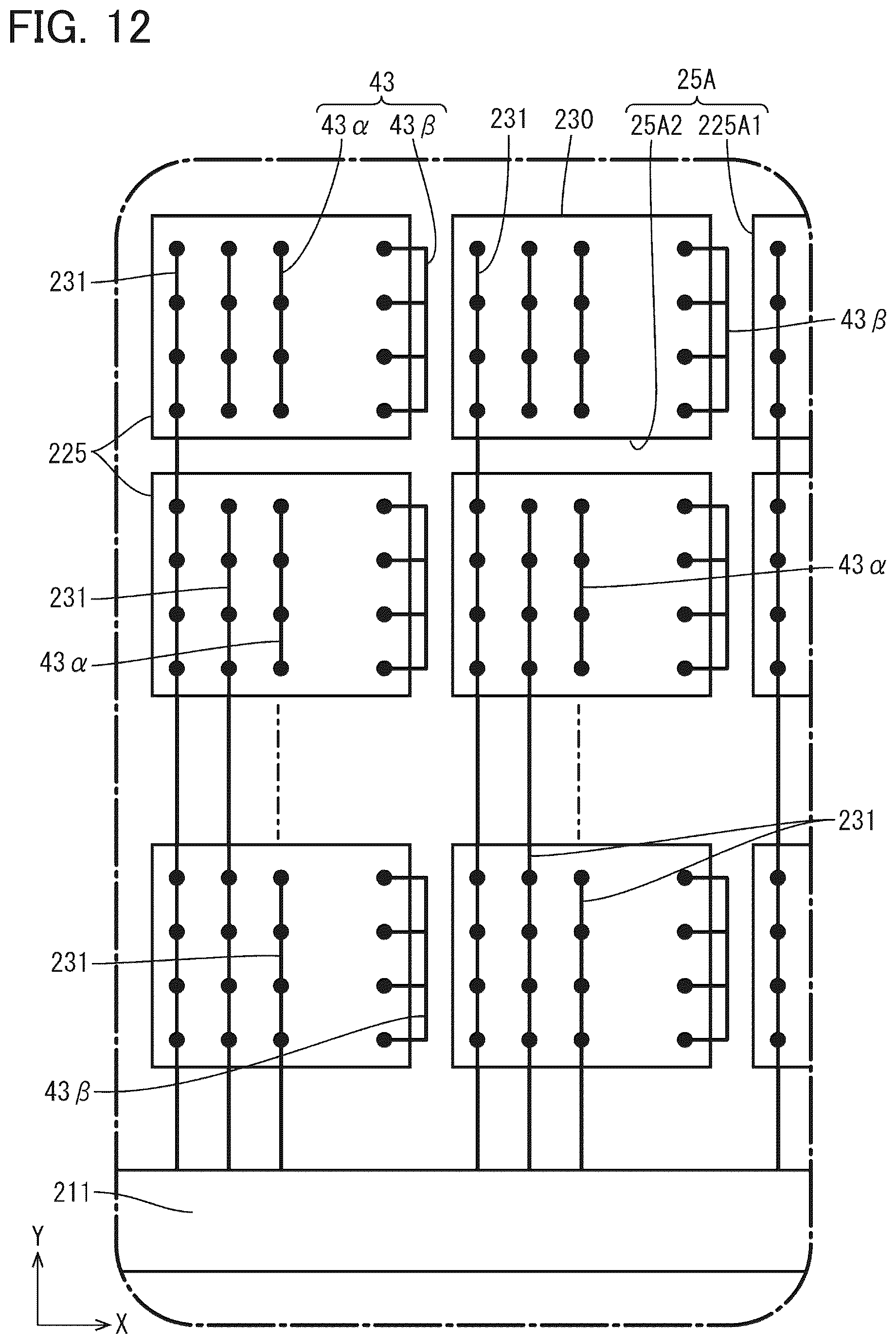 Patent US12345987 Figure 12 – Wiring substrate and display device