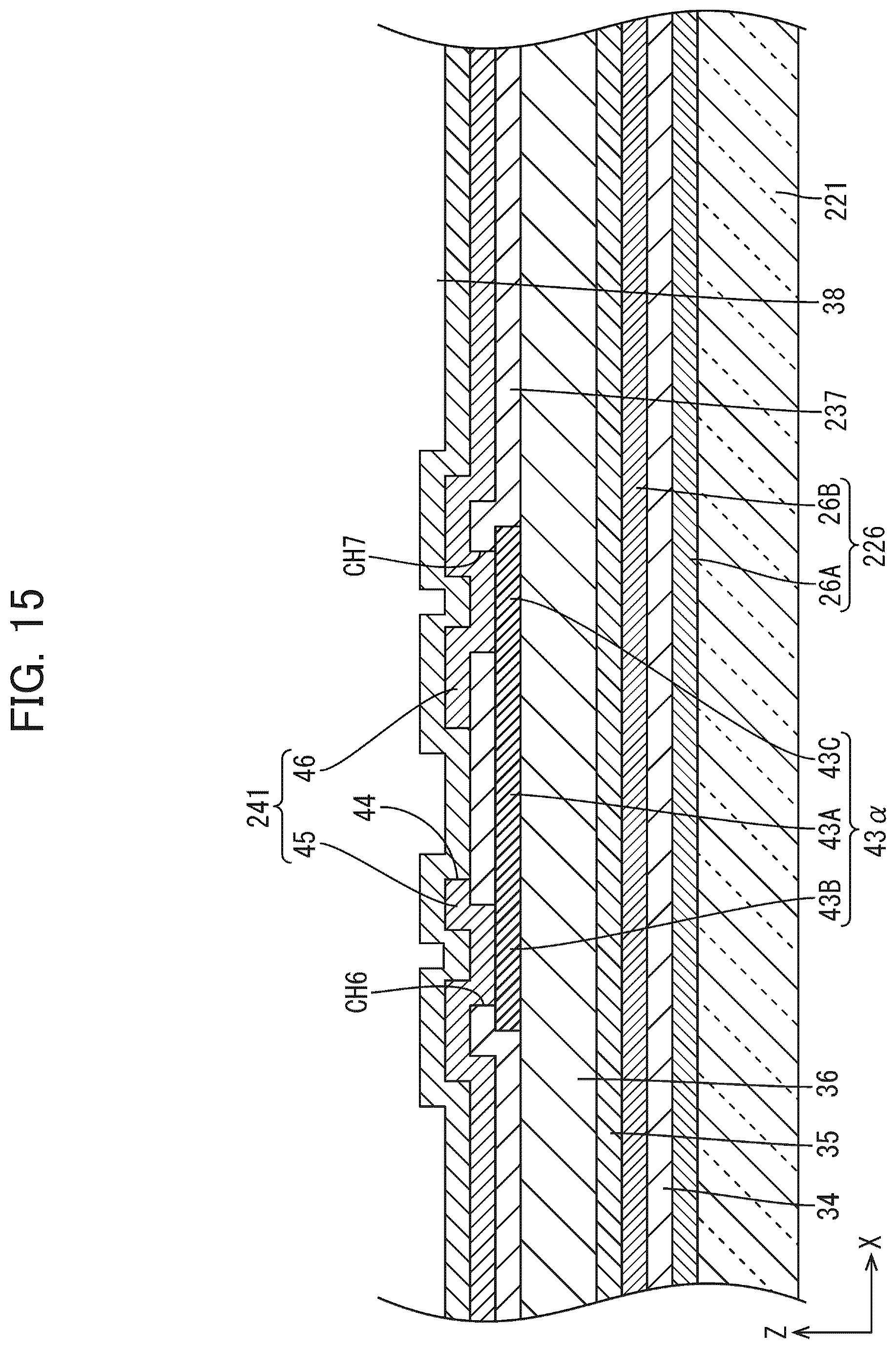 Patent US12345987 Figure 15 – Wiring substrate and display device