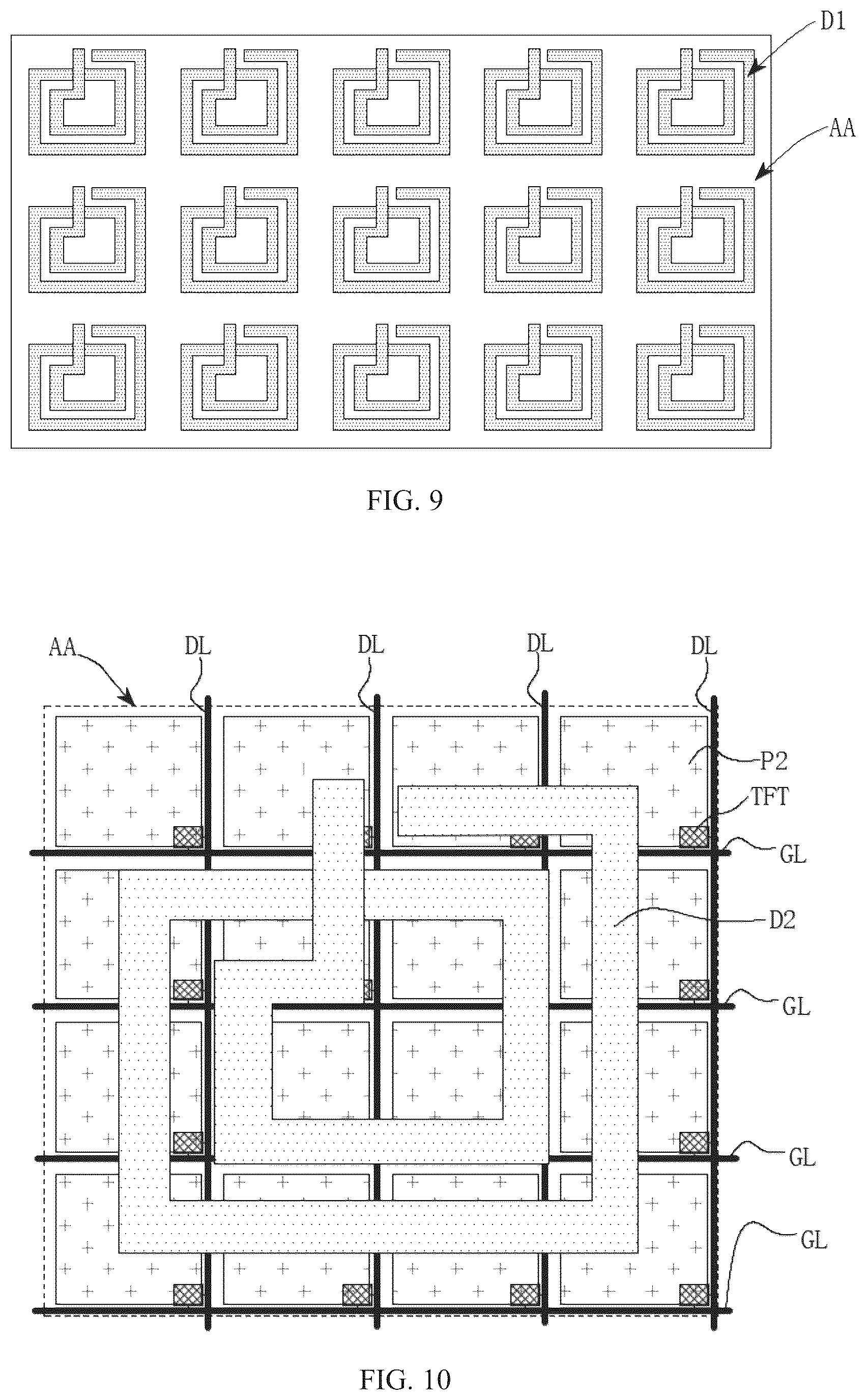 Patent US12345989 Figure 5 – Array substrate, handwriting tablet, tablet eraser, handwriting tablet system and method for erasing pattern