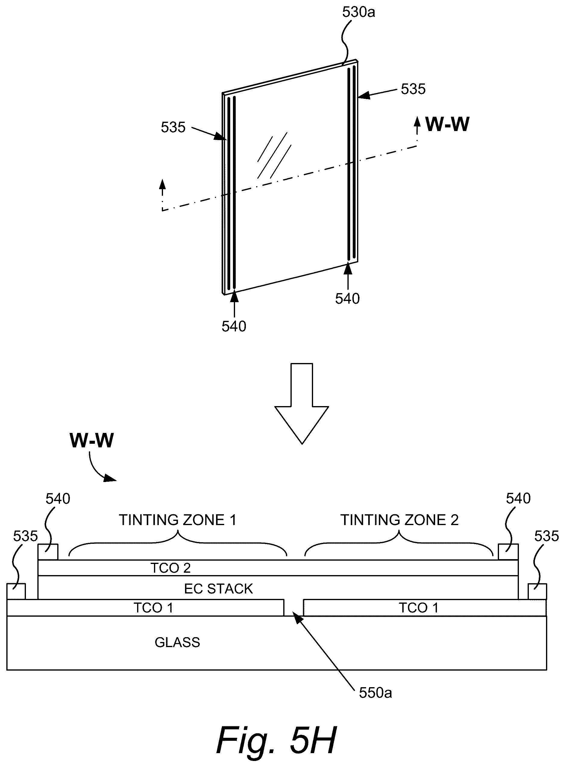Patent US12345990 Figure 17 – Multi-zone EC windows