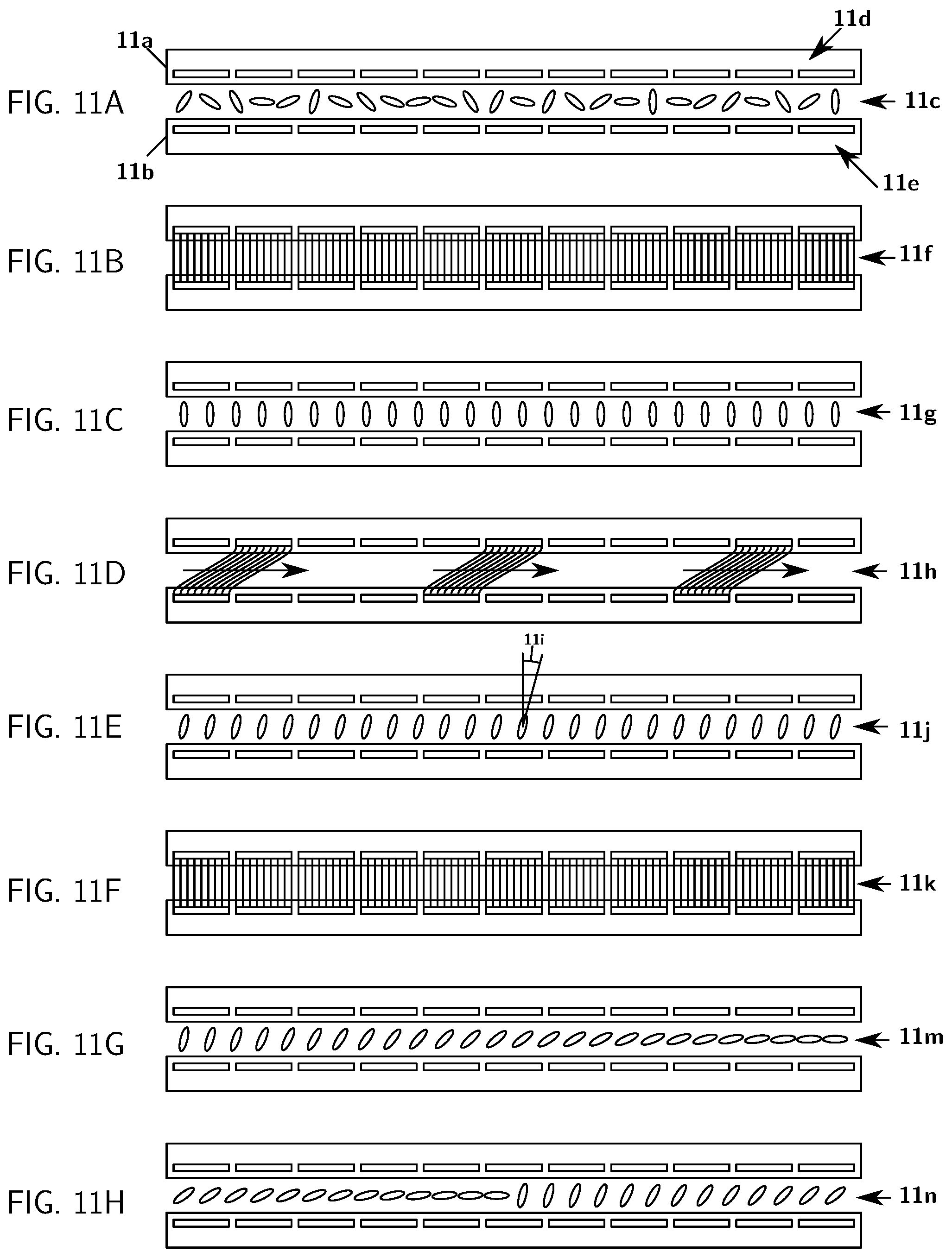 Patent US12345993 Figure 11 – Light control by means of forced translation, rotation, orientation, and deformation of particles using dielectrophoresis