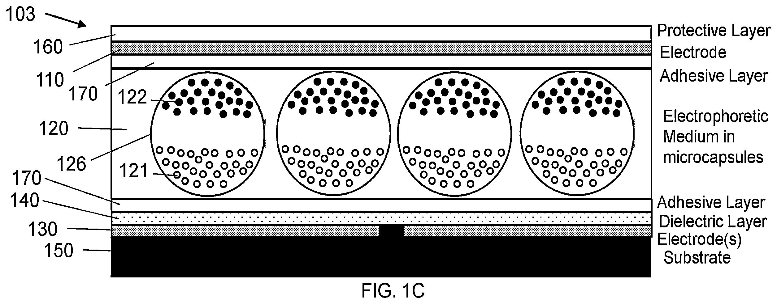 Patent US12345995 Figure 3 – Layered structure with high dielectric constant for use with active matrix backplanes
