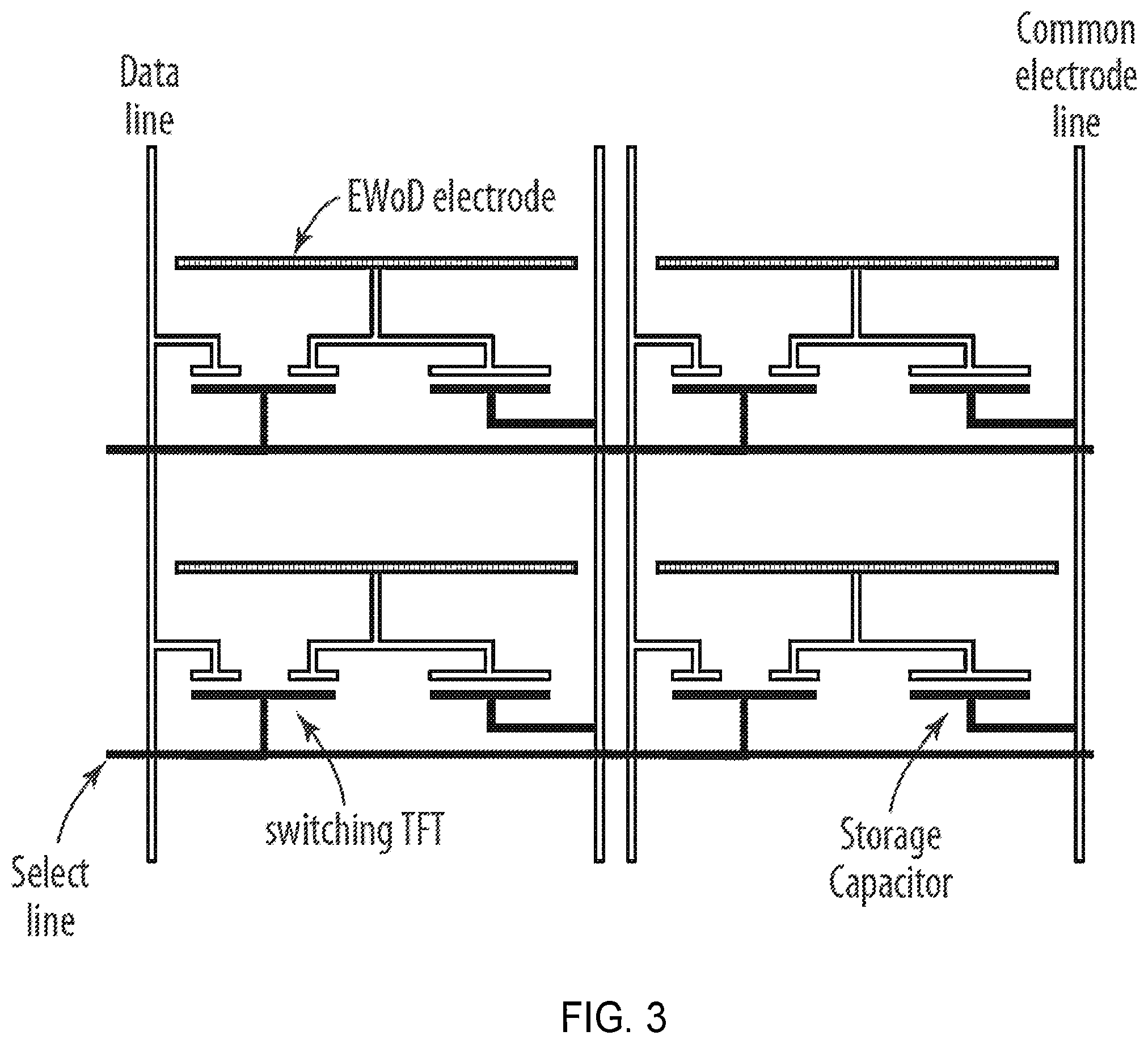 Patent US12345995 Figure 8 – Layered structure with high dielectric constant for use with active matrix backplanes