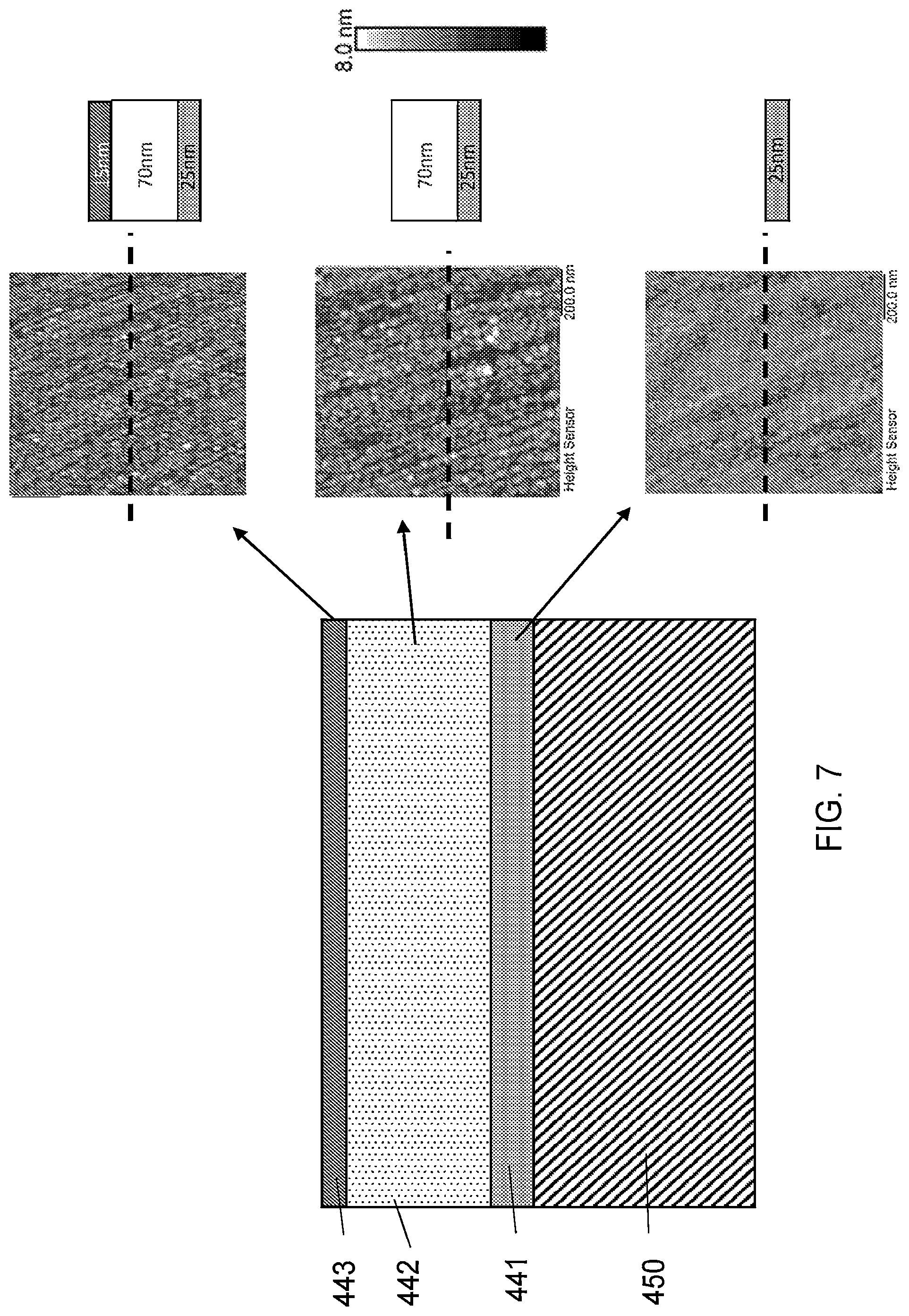Patent US12345995 Figure 12 – Layered structure with high dielectric constant for use with active matrix backplanes