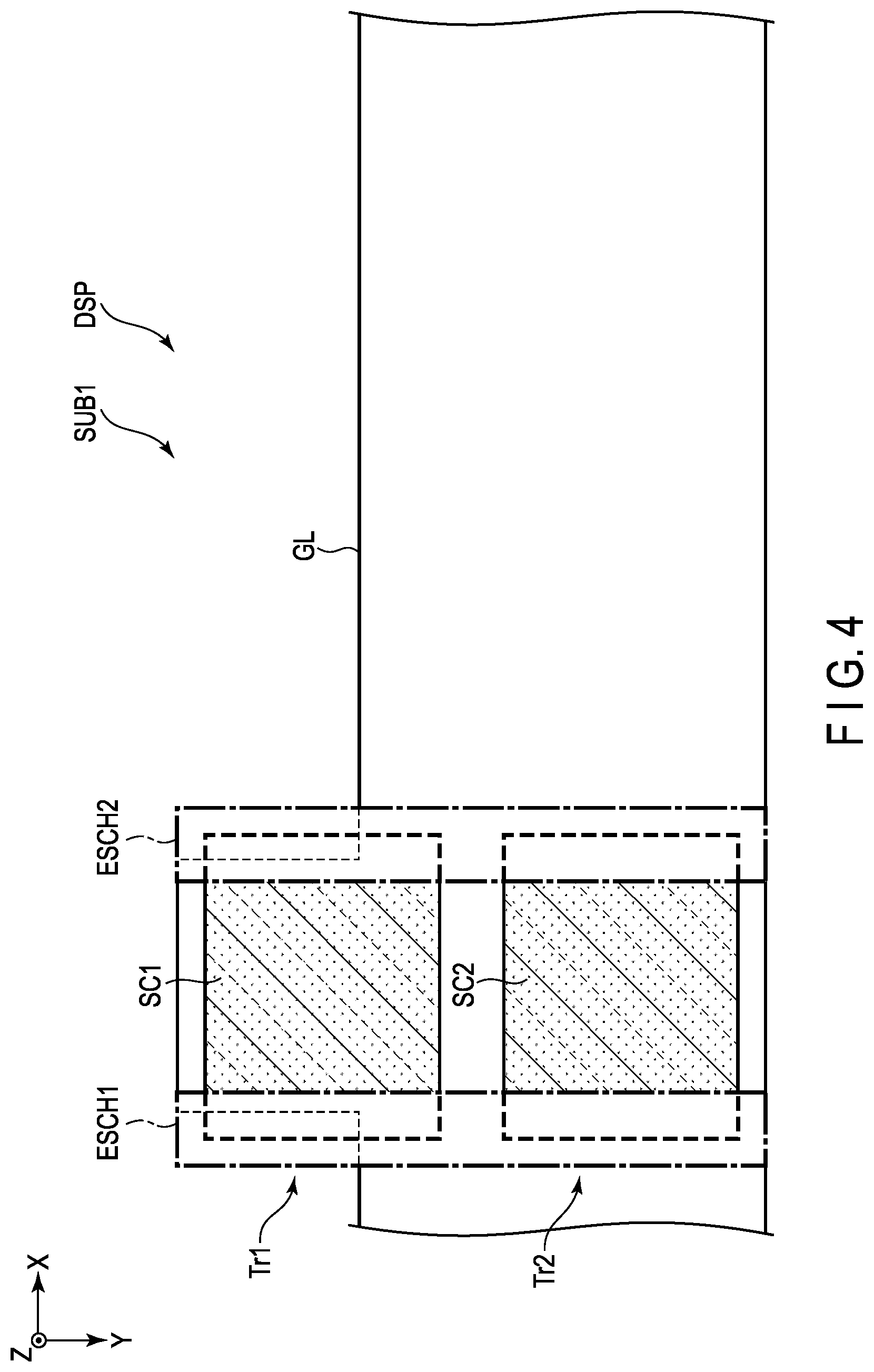 Patent US12345996 Figure 4 – Semiconductor substrate usable in an electrophoretic display device