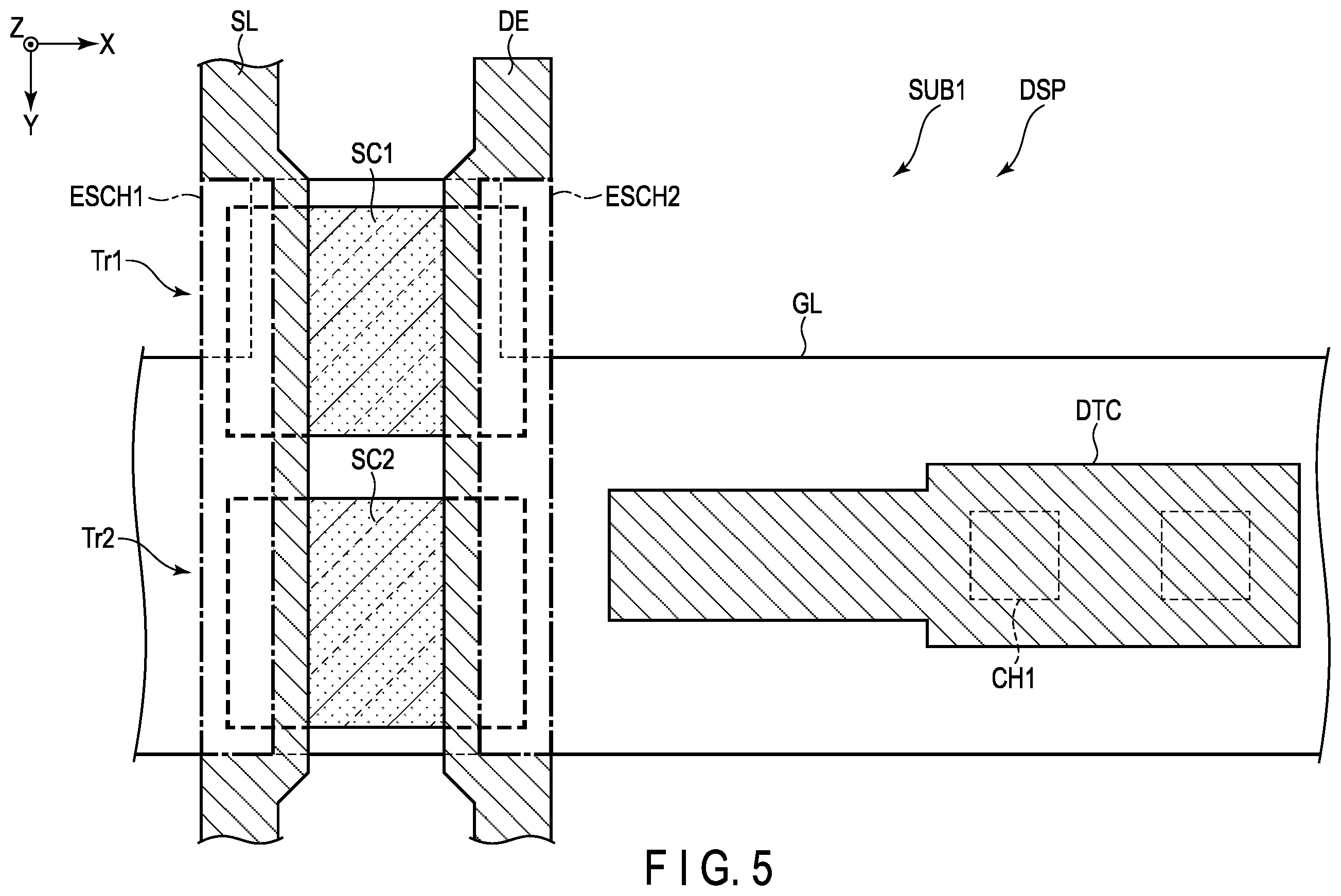 Patent US12345996 Figure 5 – Semiconductor substrate usable in an electrophoretic display device