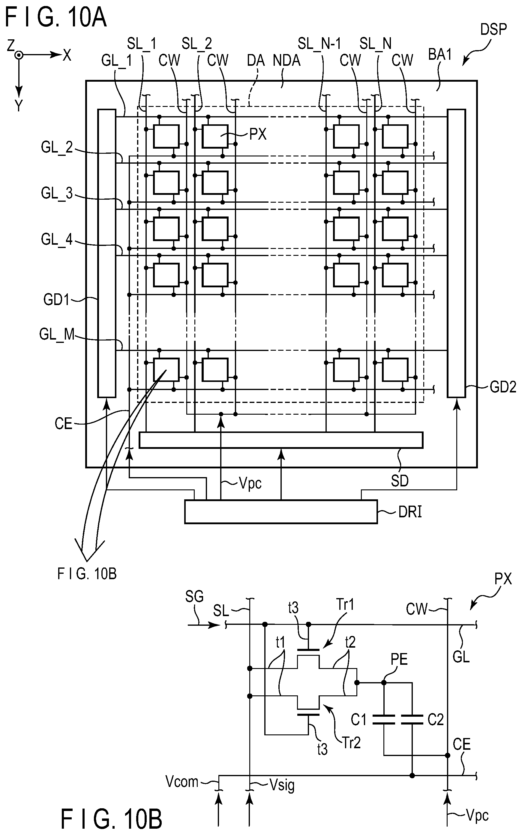 Patent US12345996 Figure 10 – Semiconductor substrate usable in an electrophoretic display device