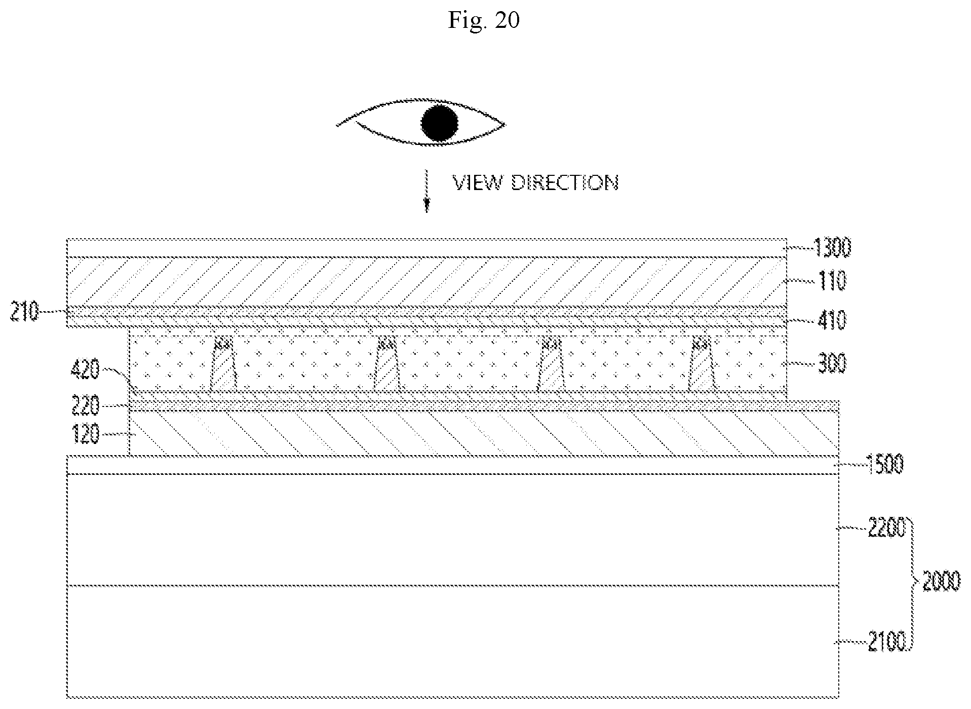 Patent US12345997 Figure 11 – Light route control member and display device comprising same