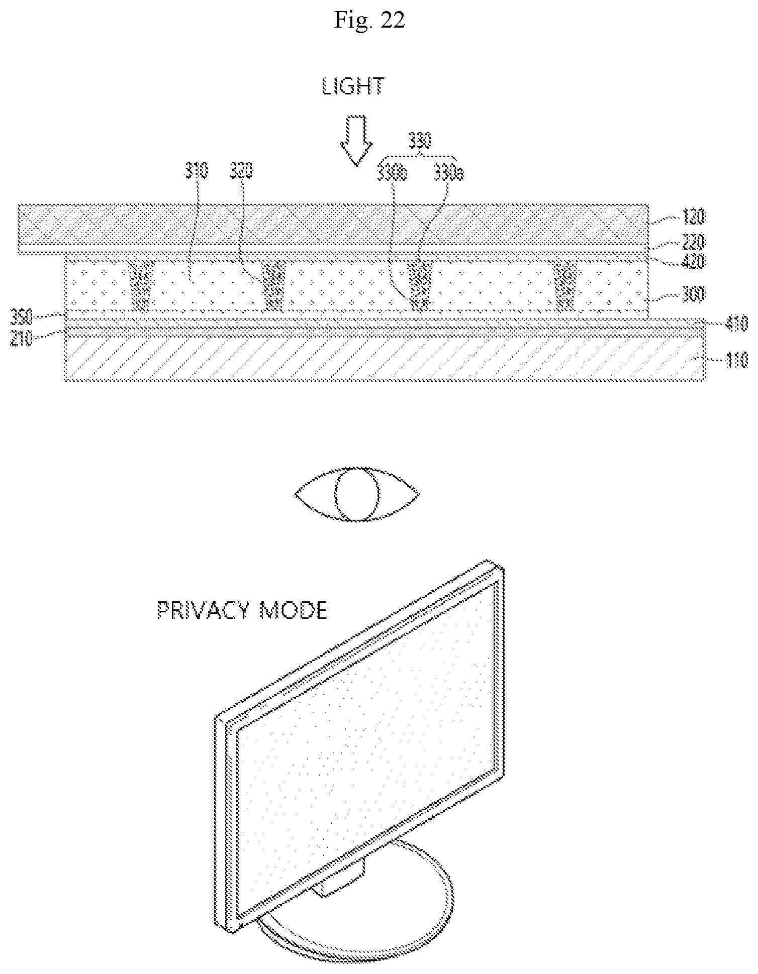 Patent US12345997 Figure 13 – Light route control member and display device comprising same