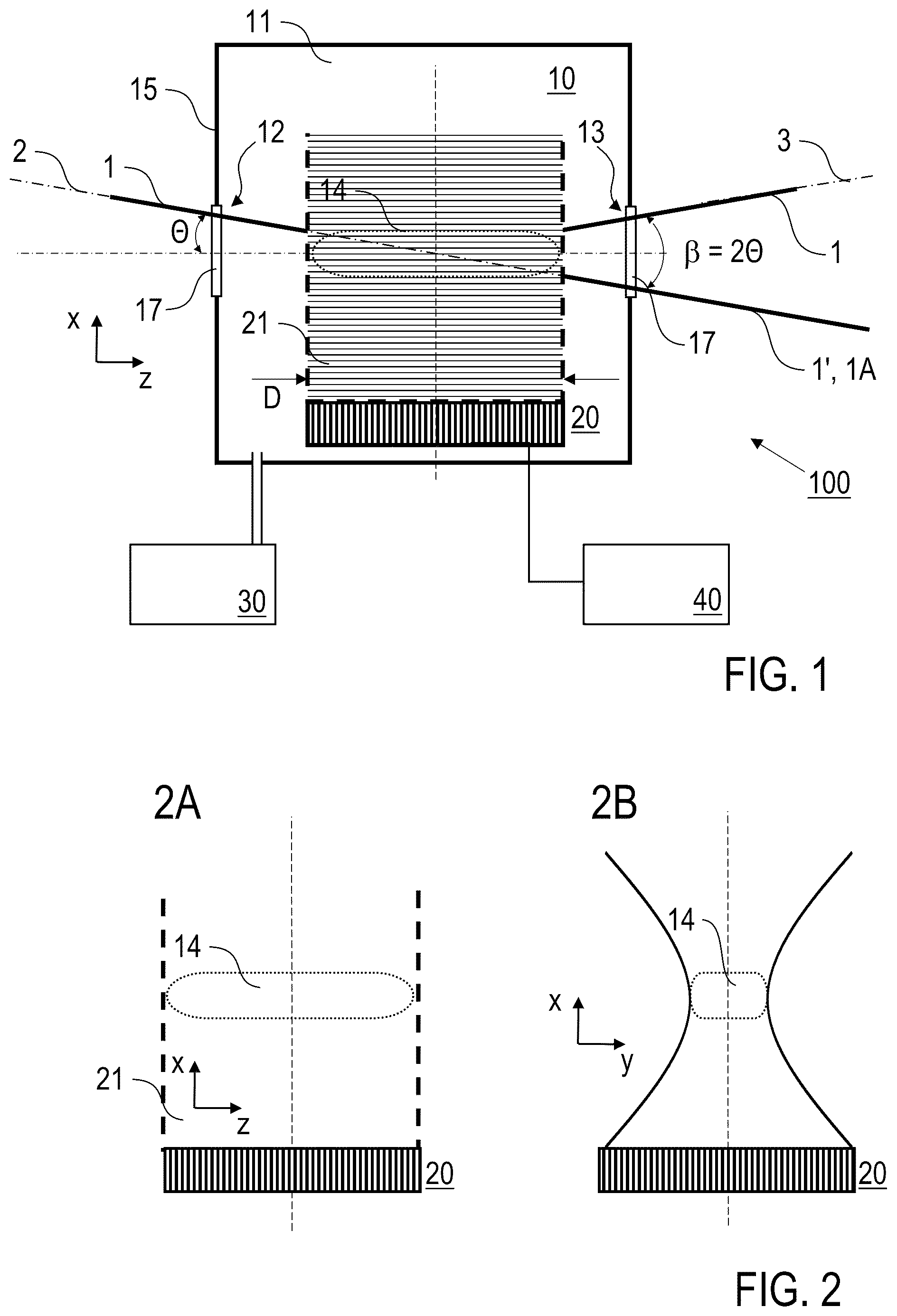Patent US12345999 Figure 1 – Acousto-optical modulator apparatus and method of acousto-optically deflecting a laser beam