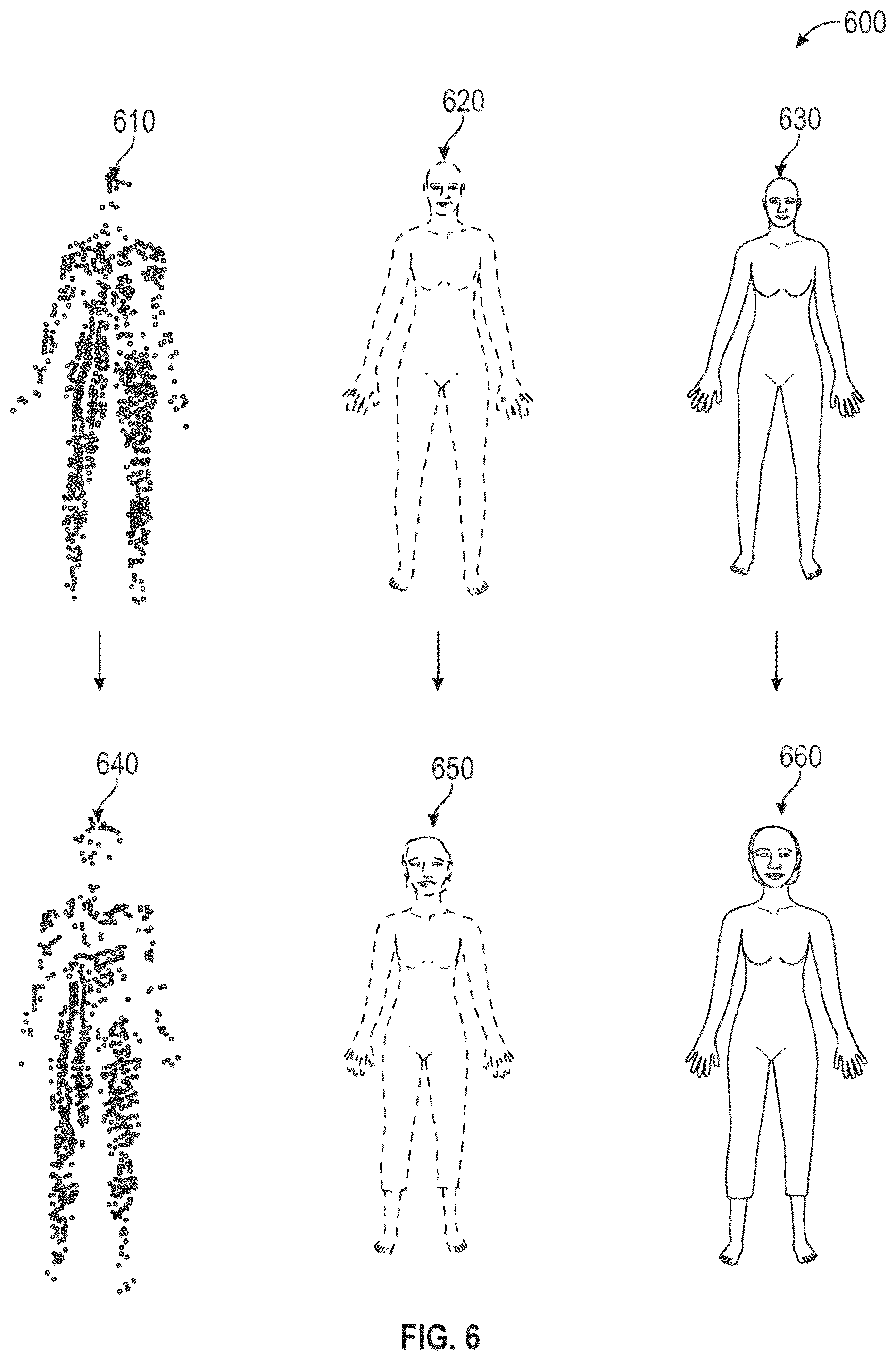 Patent US12347010 Figure 6 – Single image-based real-time body animation