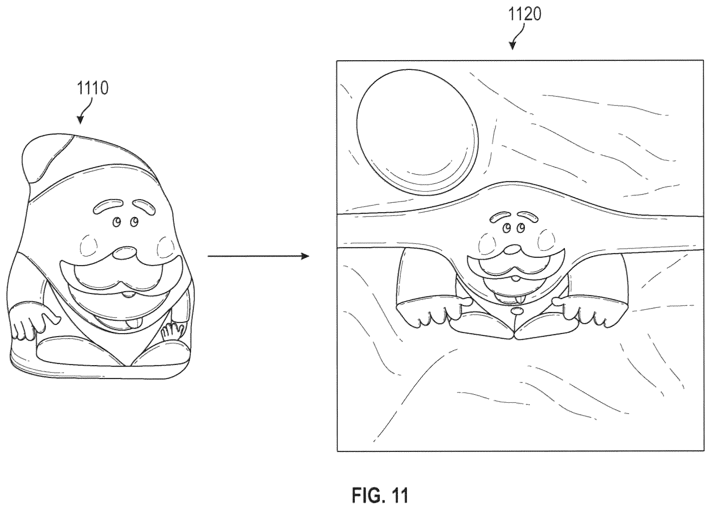 Patent US12347010 Figure 11 – Single image-based real-time body animation