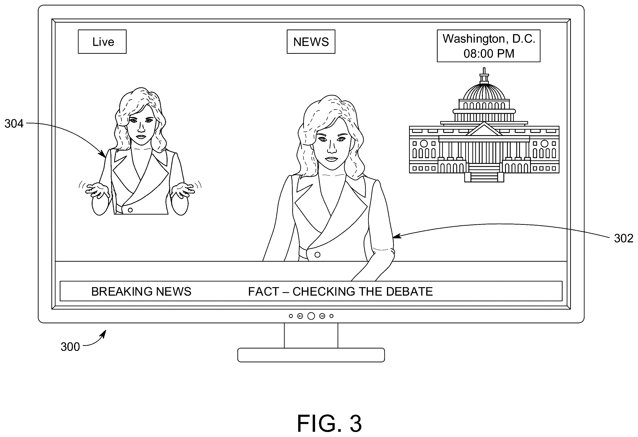 Patent US12347012 Figure 3 – Sentiment-based interactive avatar system for sign language