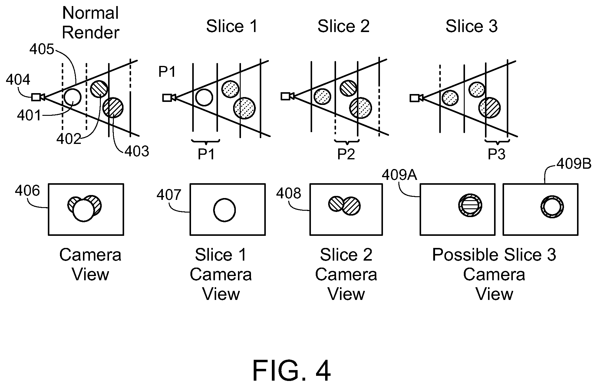 Patent US12347022 Figure 4 – Method and system for generating a target image from plural multi-plane images