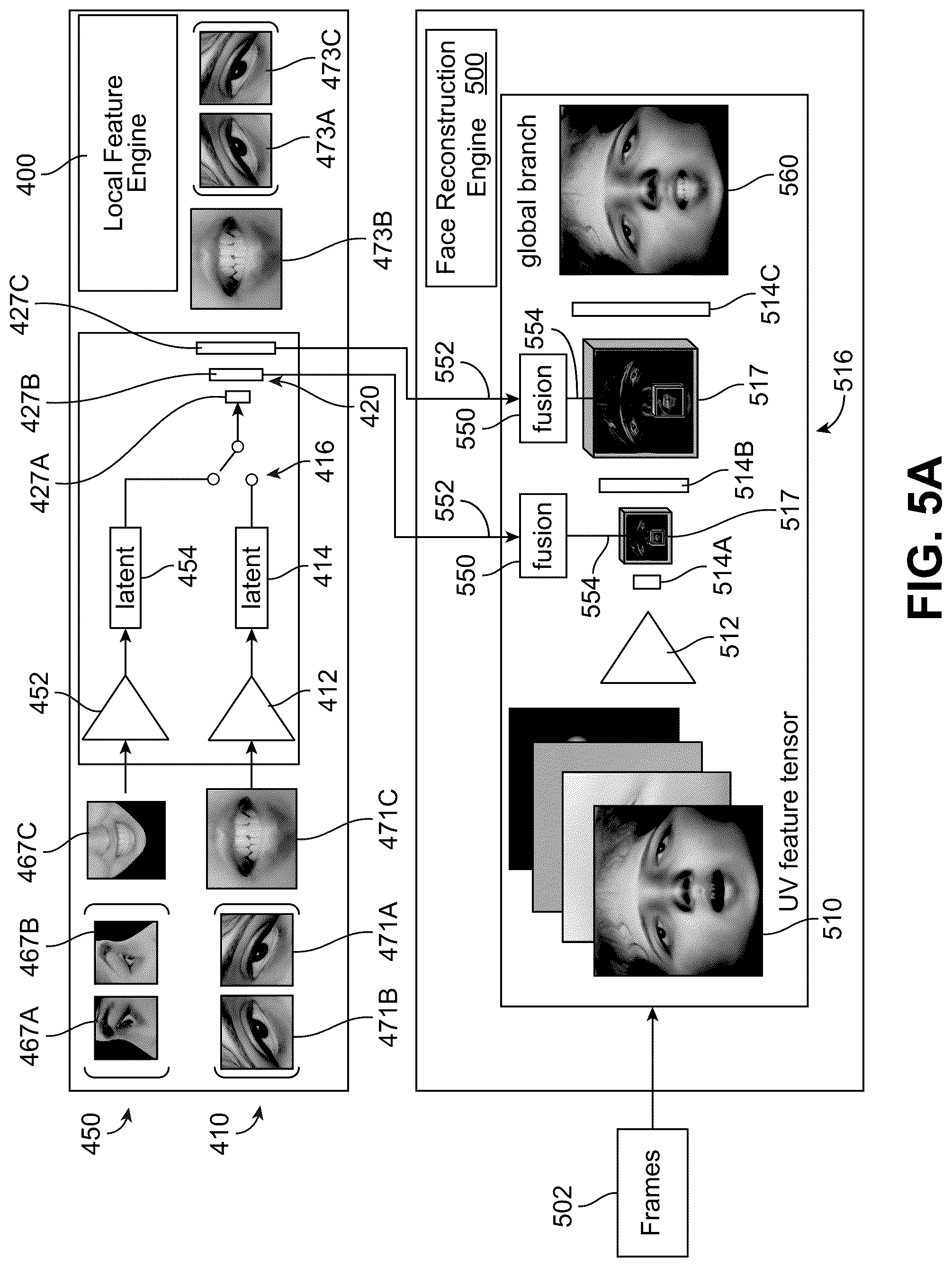 Patent US12347032 Figure 7 – Facial texture synthesis for three-dimensional morphable models