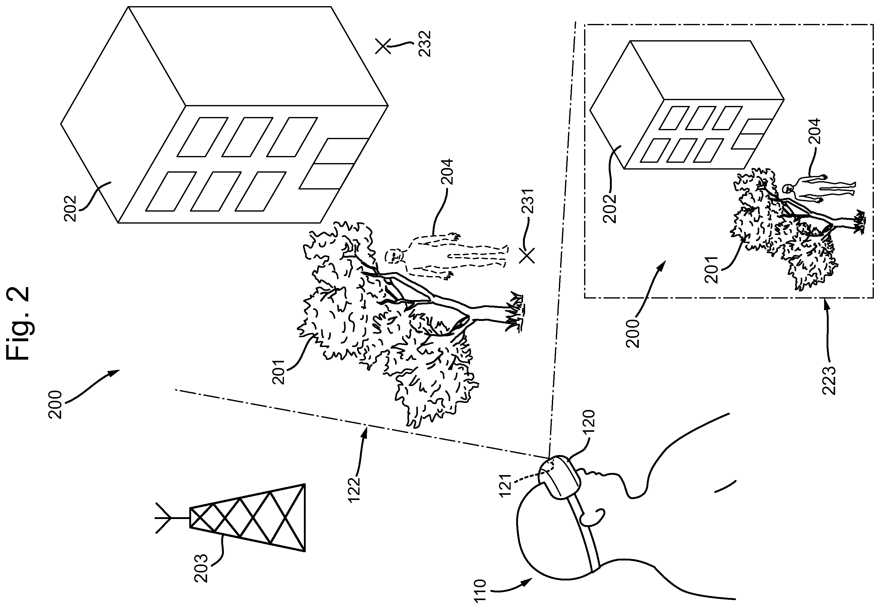Patent US12347037 Figure 2 – Supporting an augmented-reality software application