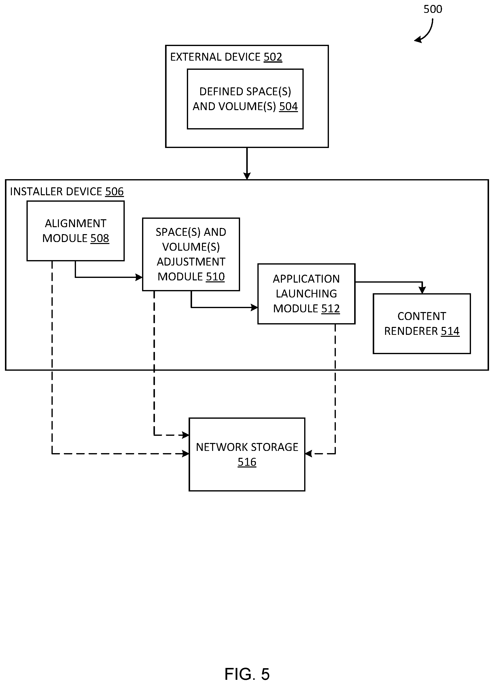 Patent US12347040 Figure 7 – Controlling application state in a mixed reality installation