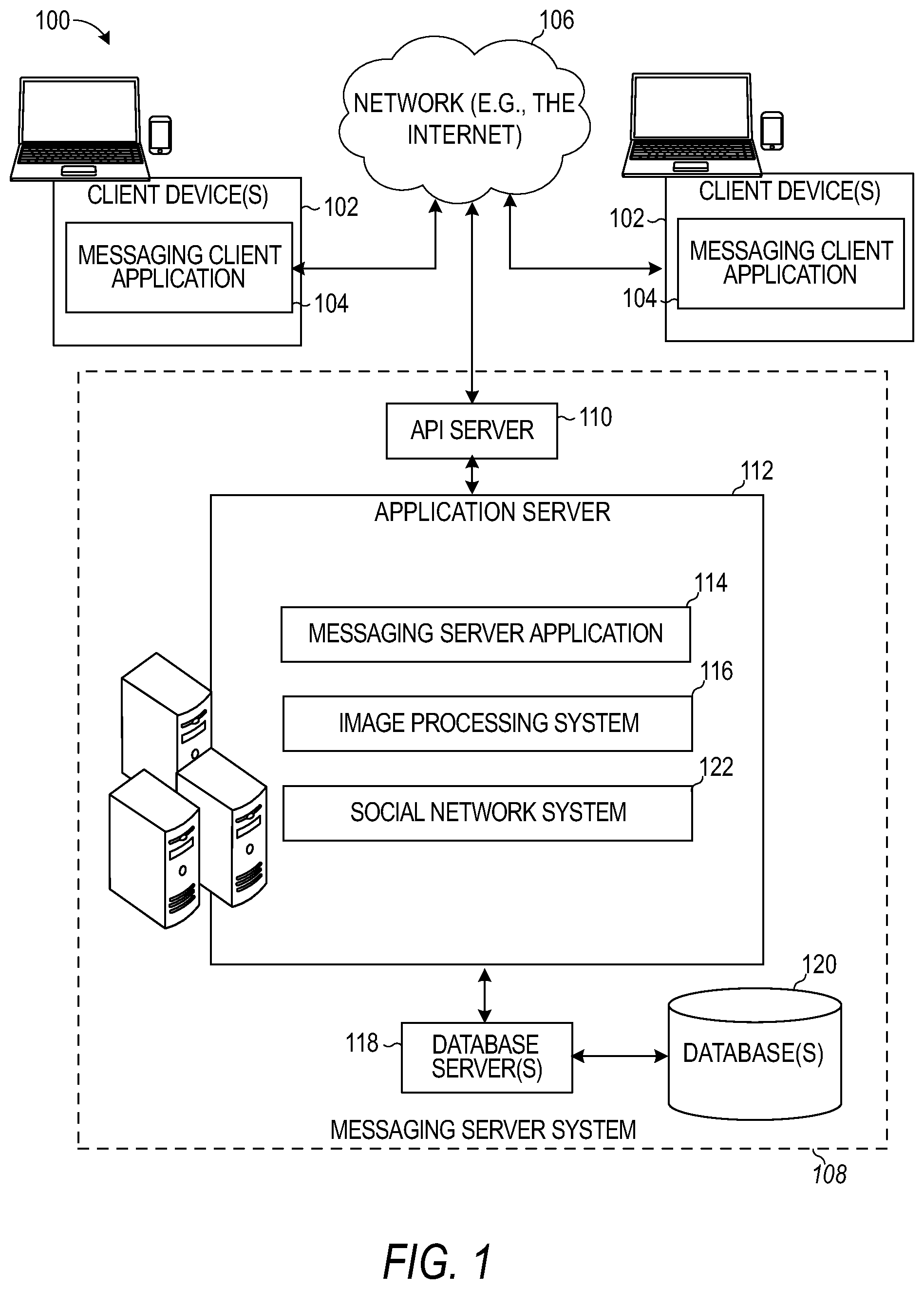 Patent US12347045 Figure 1 – 3D captions with semantic graphical elements