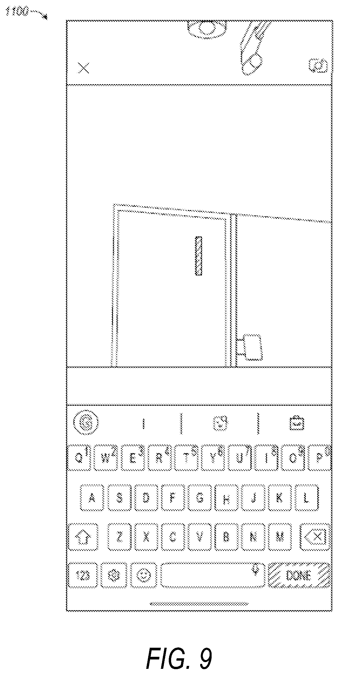 Patent US12347045 Figure 9 – 3D captions with semantic graphical elements