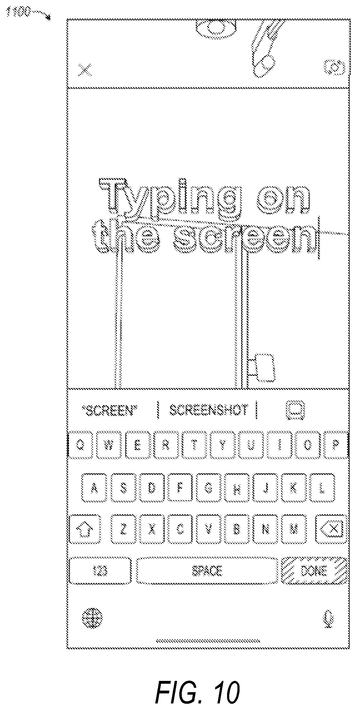 Patent US12347045 Figure 10 – 3D captions with semantic graphical elements
