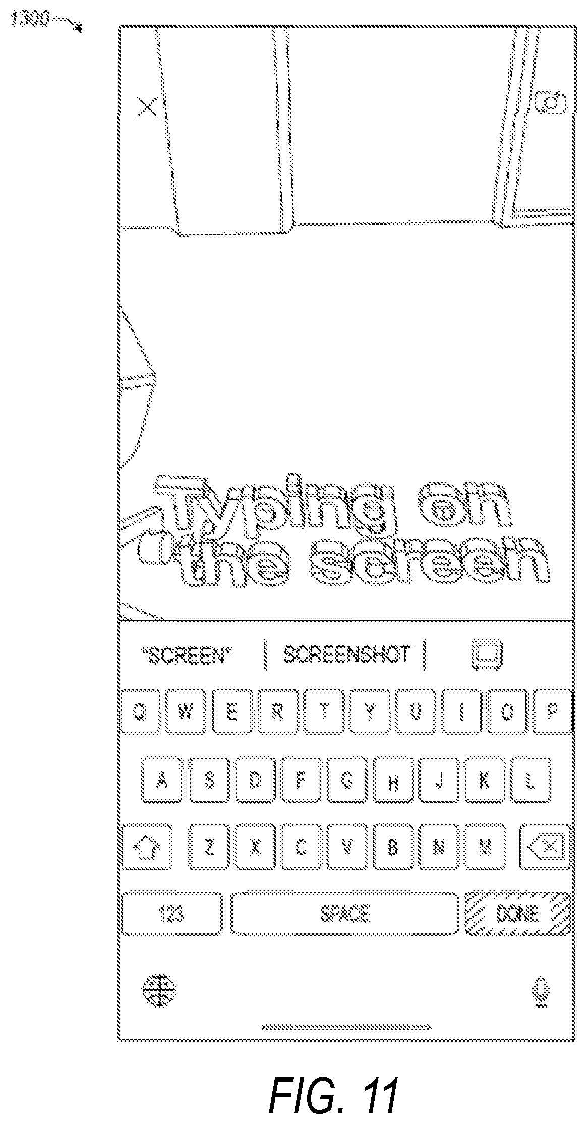 Patent US12347045 Figure 11 – 3D captions with semantic graphical elements