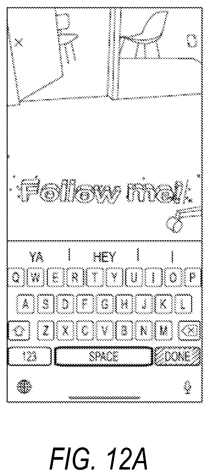 Patent US12347045 Figure 12 – 3D captions with semantic graphical elements