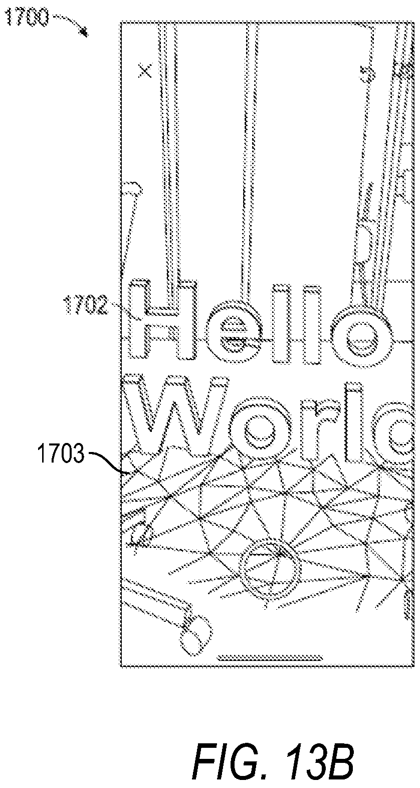 Patent US12347045 Figure 16 – 3D captions with semantic graphical elements