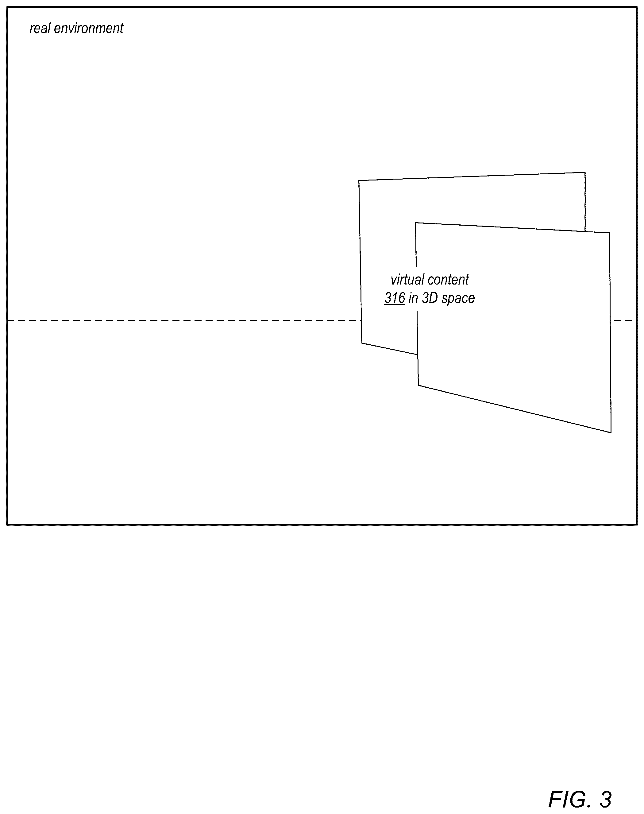 Patent US12347047 Figure 3 – Immersive virtual display