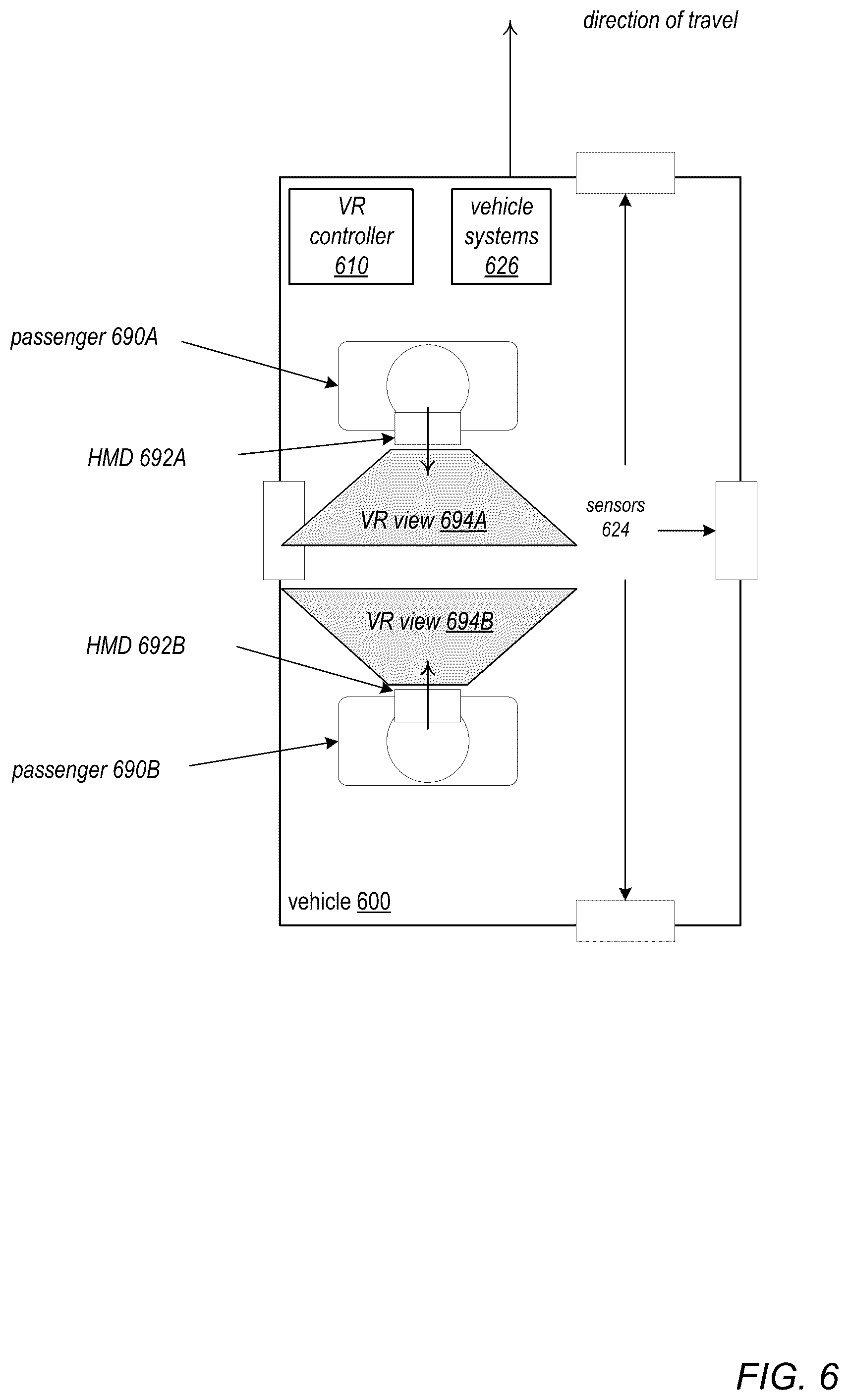 Patent US12347047 Figure 6 – Immersive virtual display