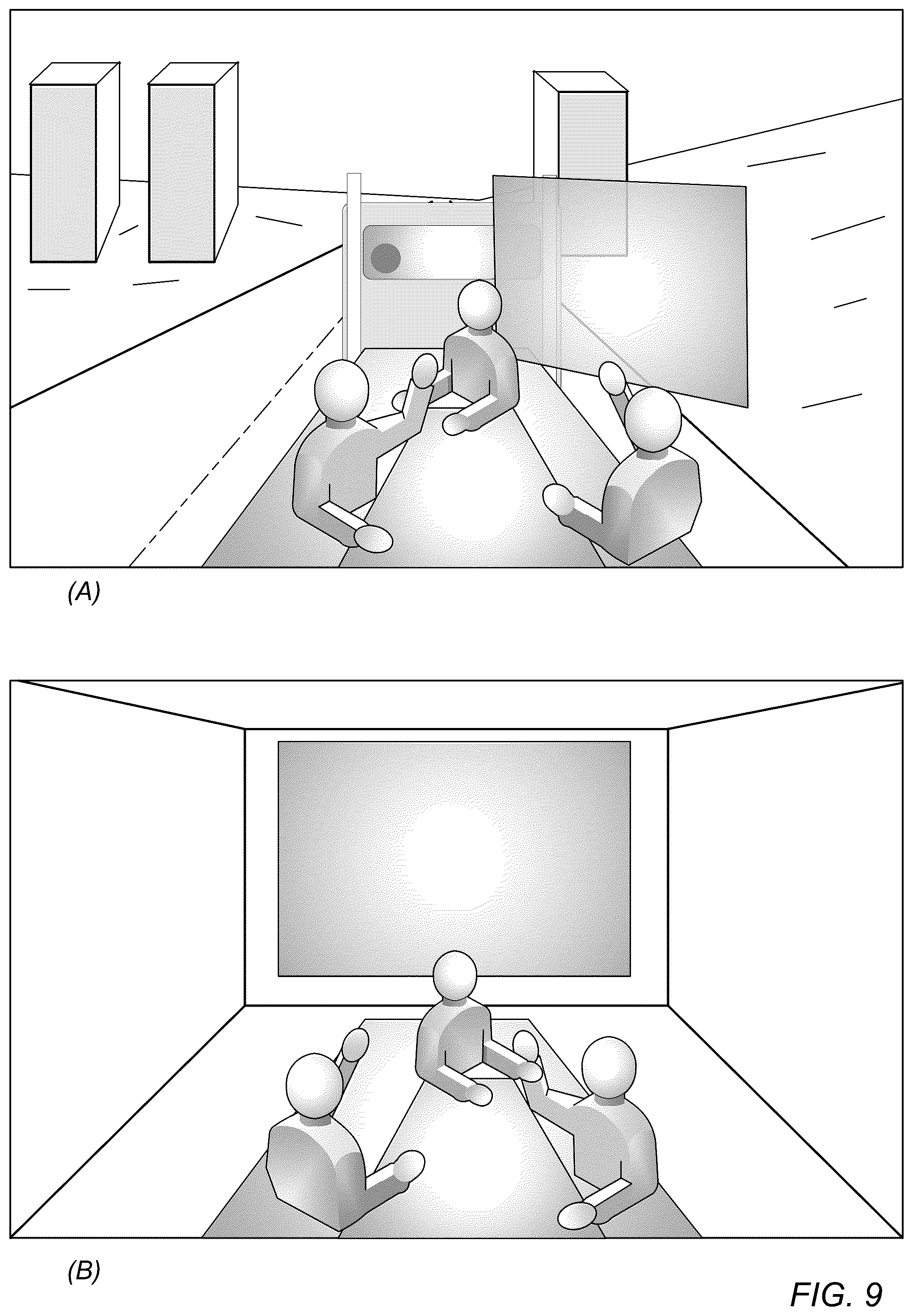 Patent US12347047 Figure 9 – Immersive virtual display