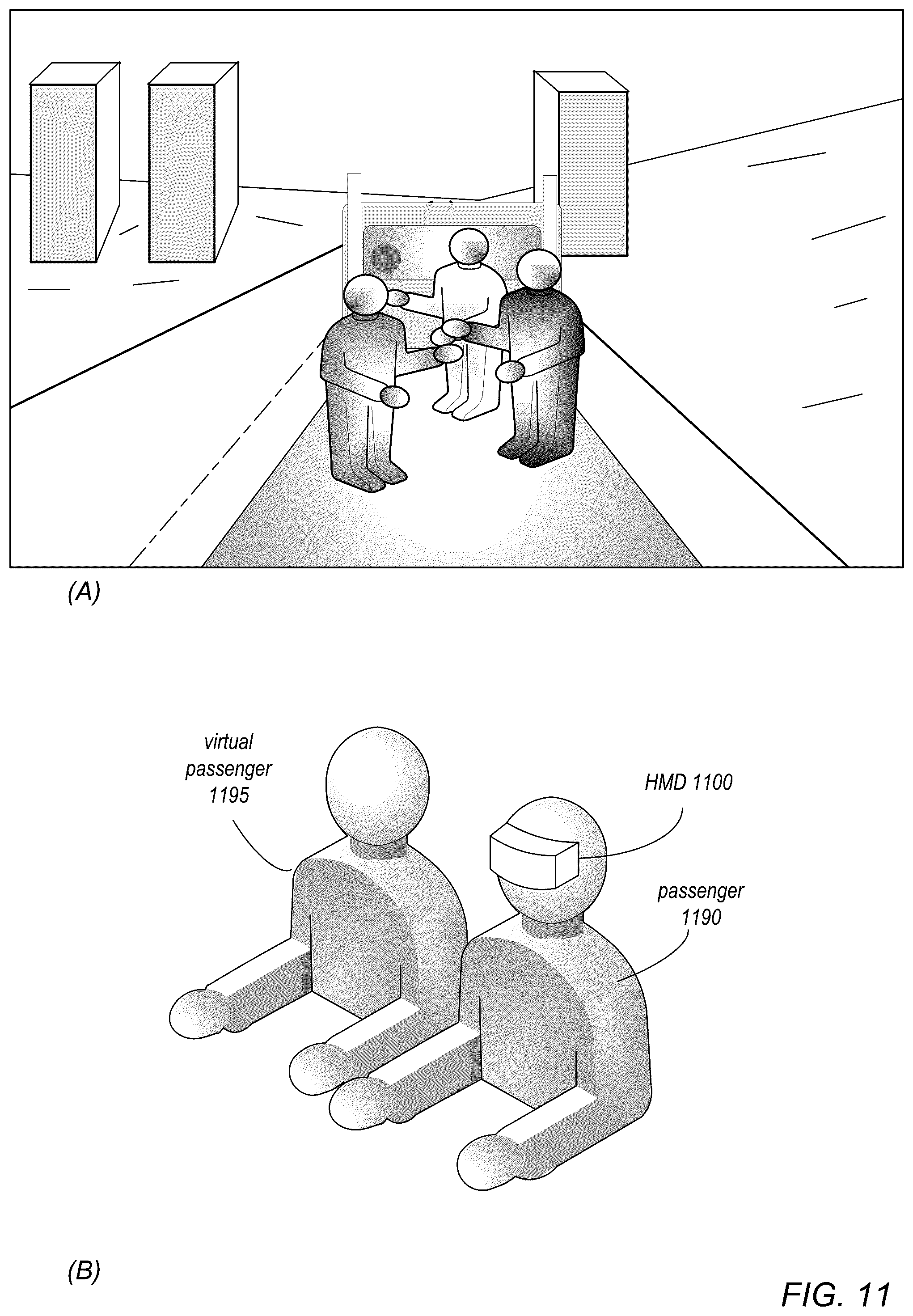 Patent US12347047 Figure 11 – Immersive virtual display