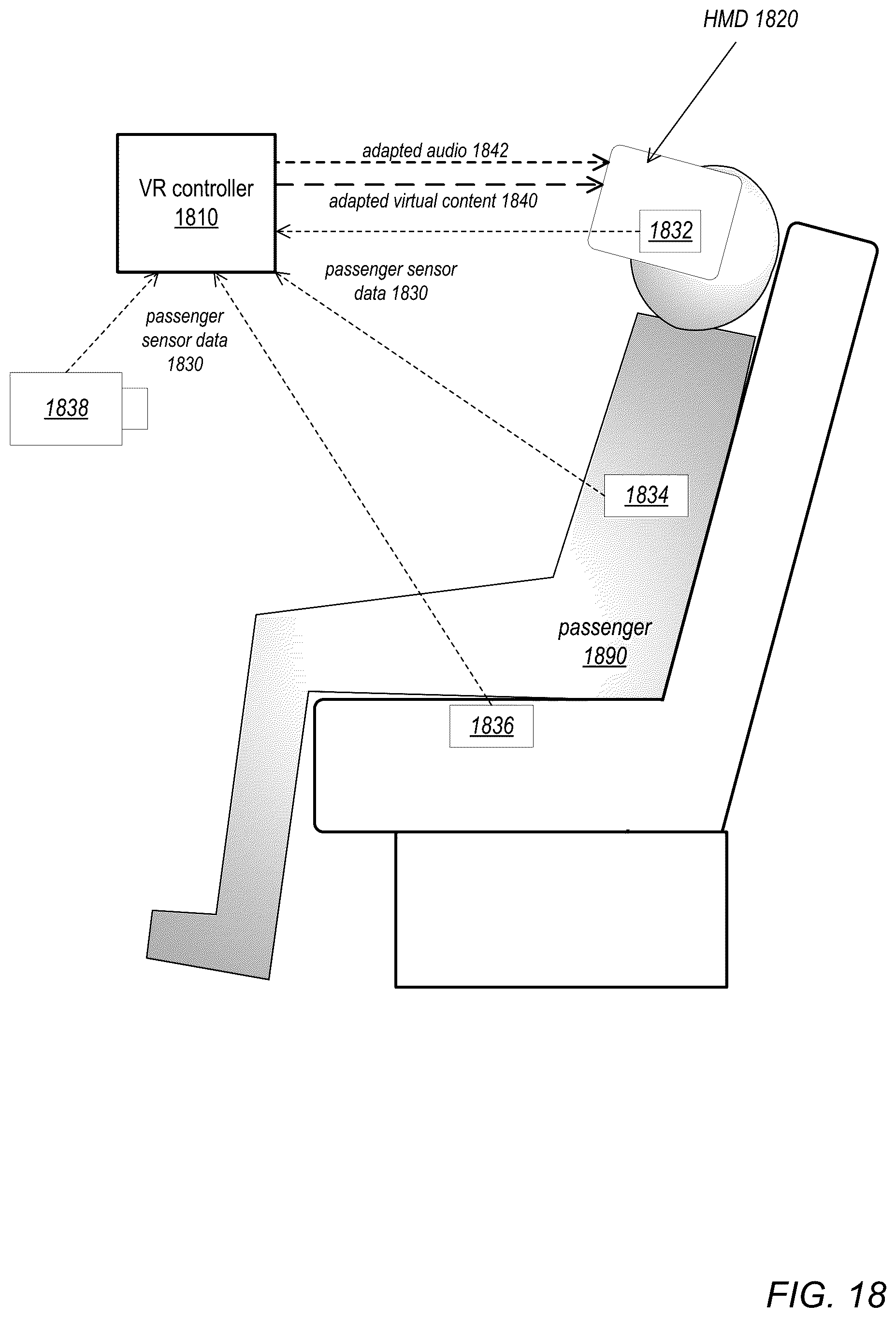 Patent US12347047 Figure 18 – Immersive virtual display