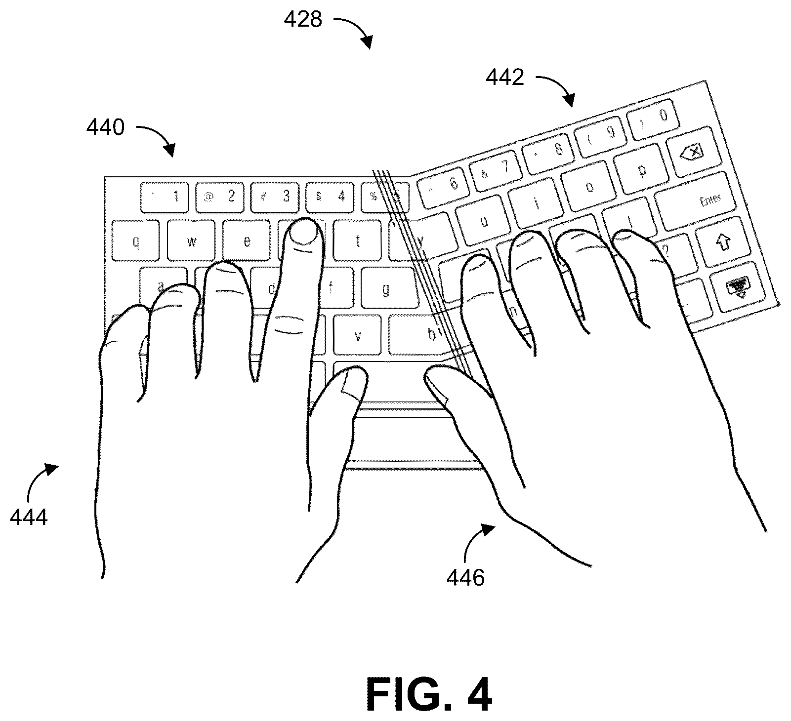 Patent US12347052 Figure 4 – Virtual content generation