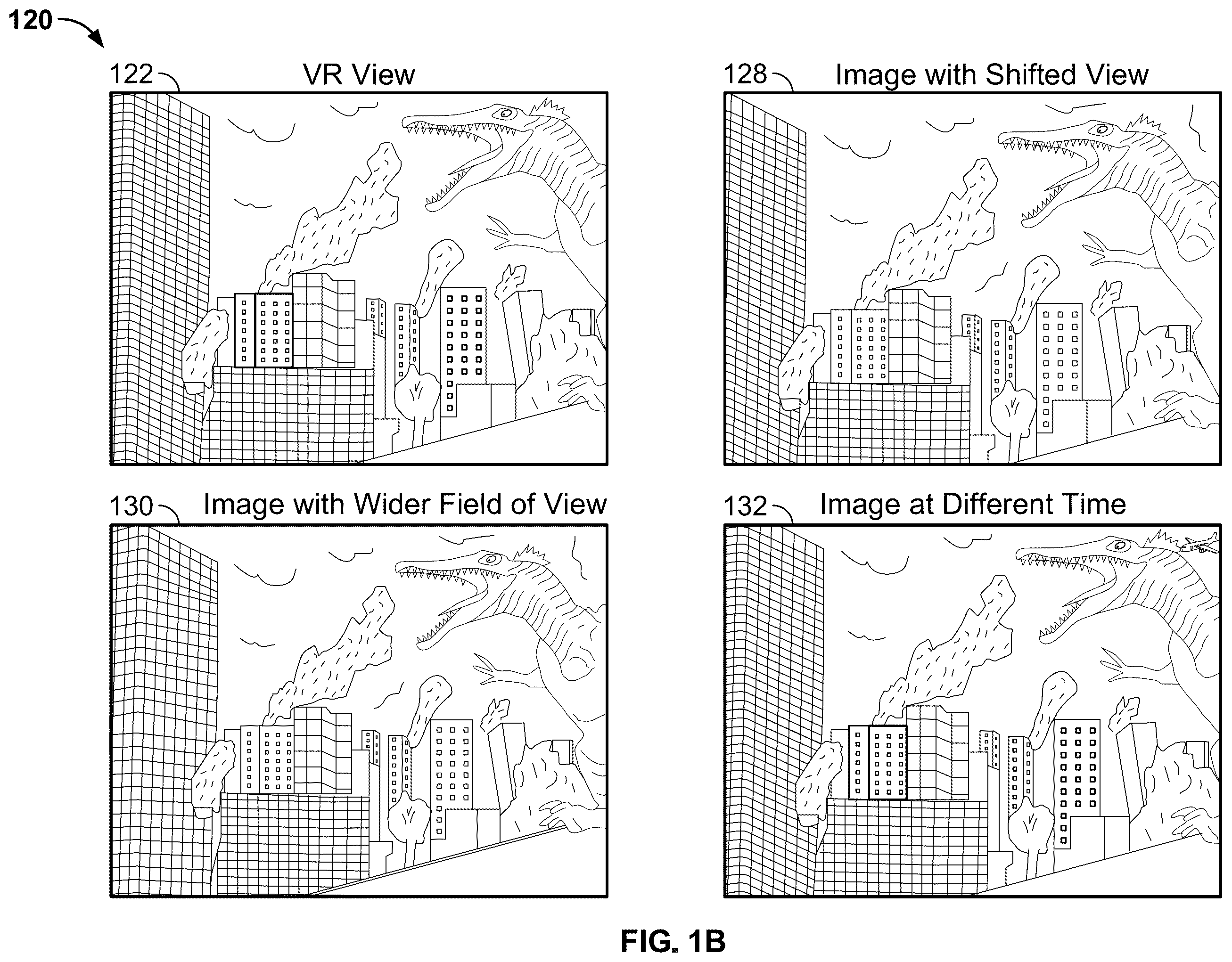 Patent US12347055 Figure 2 – Visual effects and content enhancements for VR