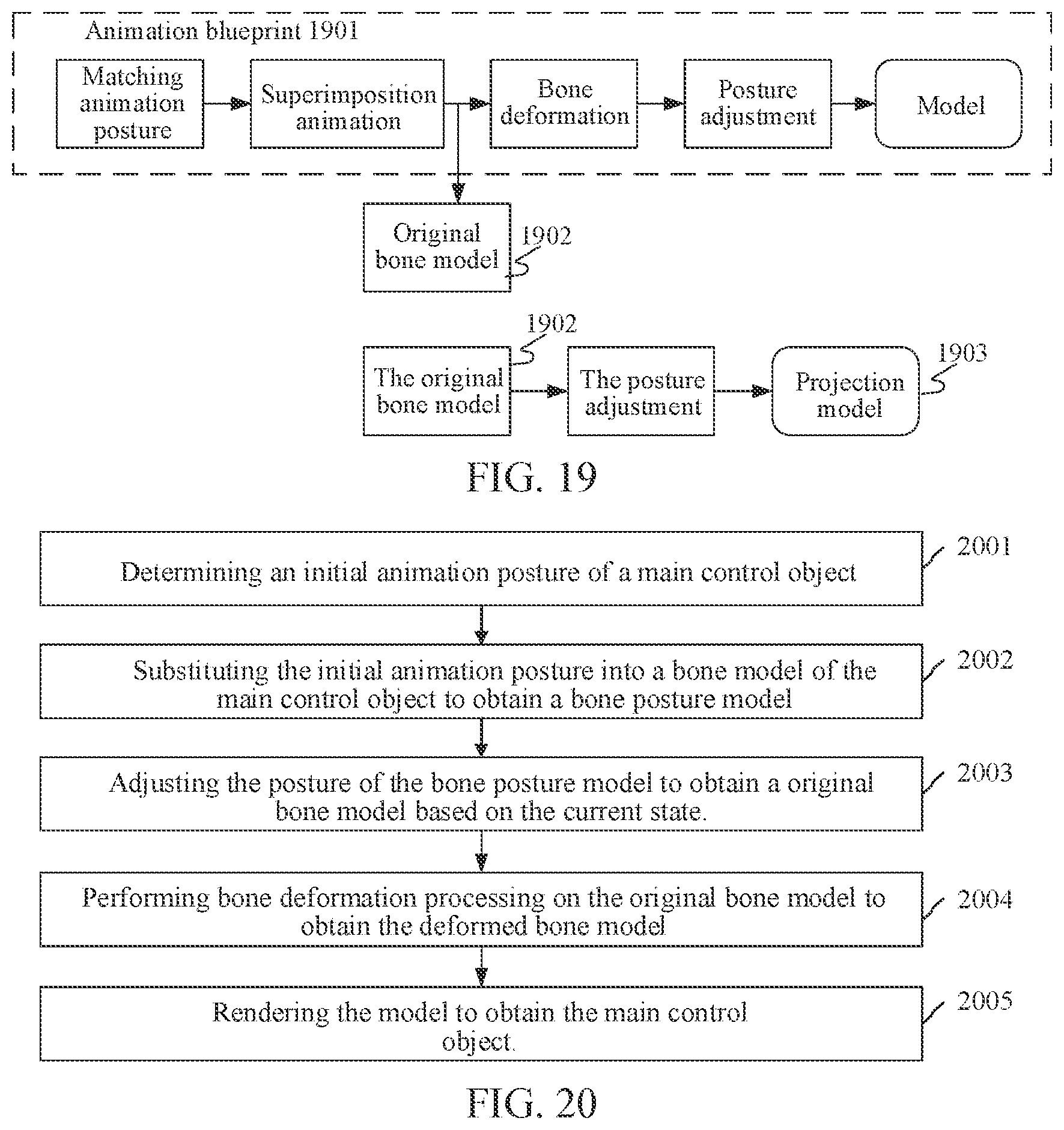 Patent US12347057 Figure 10 – Method and apparatus for generating main control object projection, device, and medium